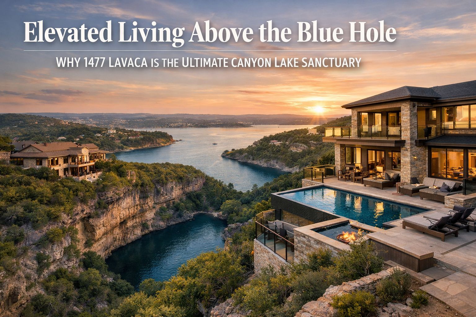 Elevated Living Above the Blue Hole: Why 1477 Lavaca is the Ultimate Canyon Lake Sanctuary header image.