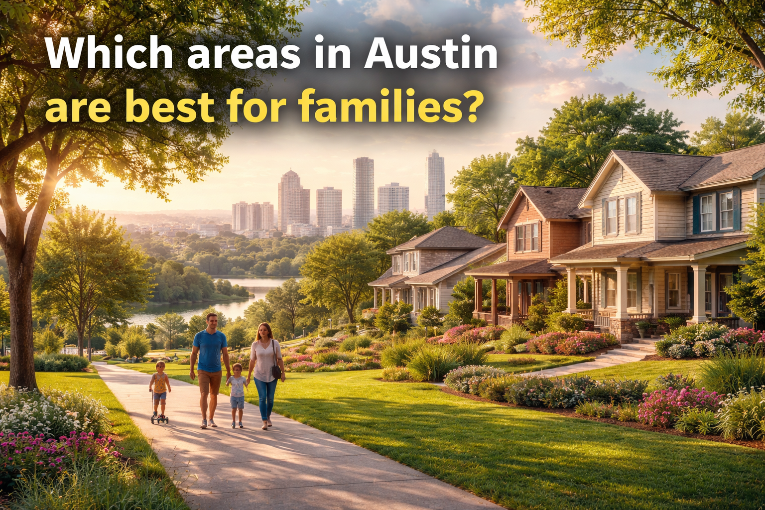 Which areas in Austin are best for families? header image.
