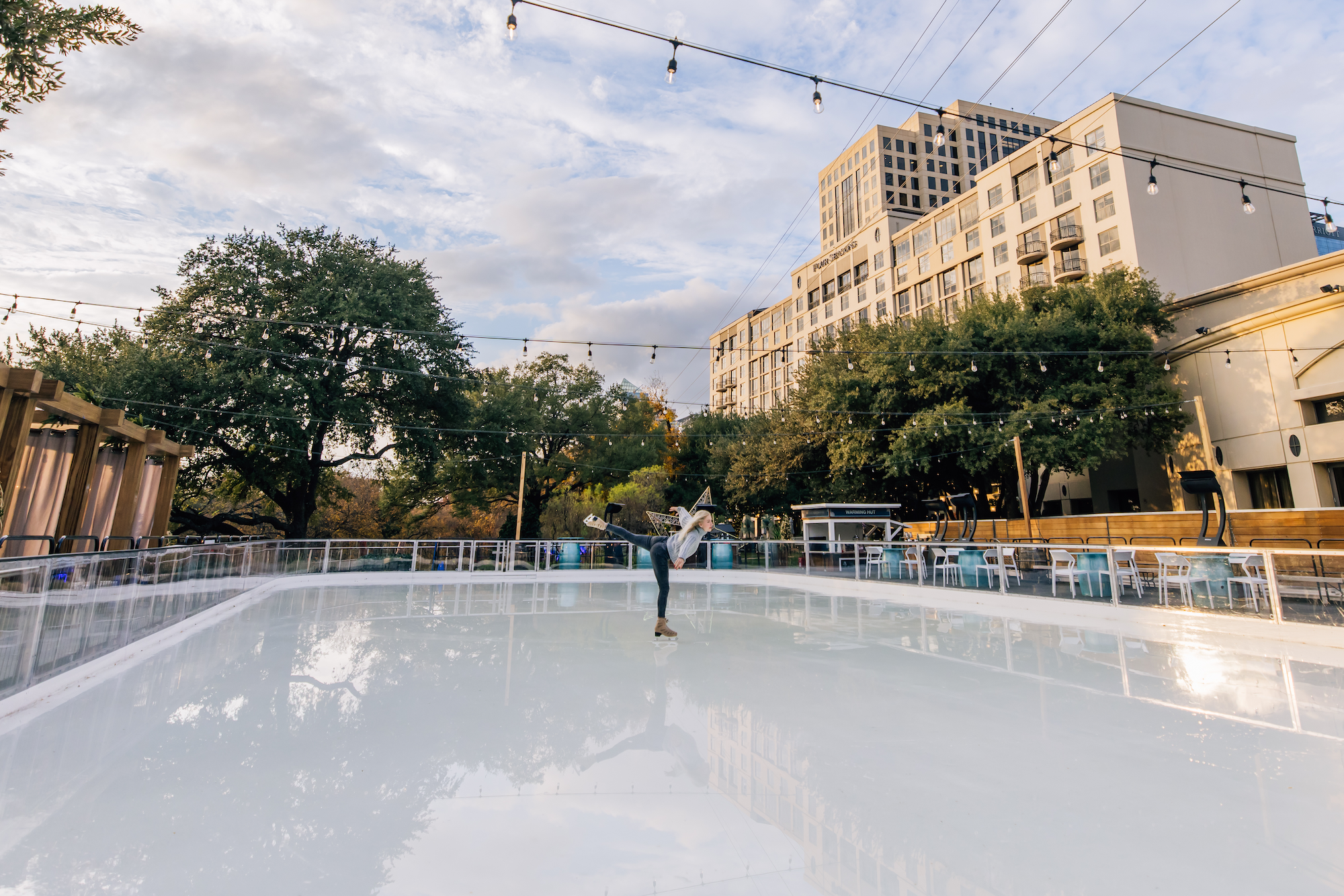 Ice Skating at The Four Seasons Austin, Texas