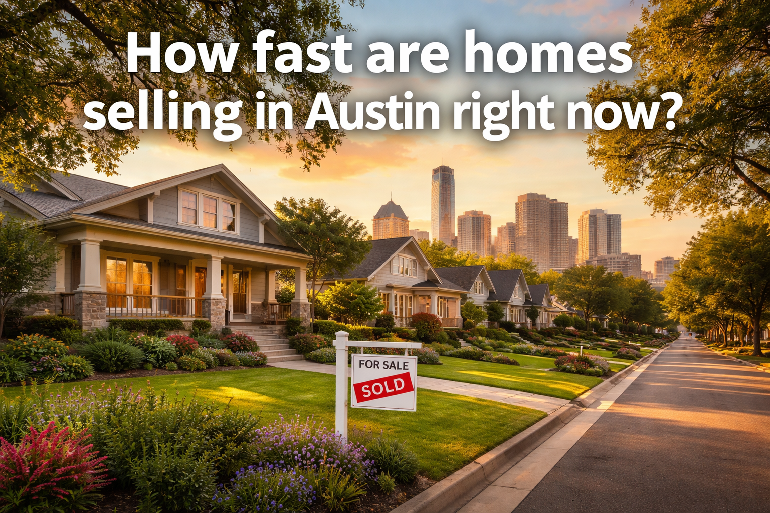 How fast are homes selling in Austin right now? header image.