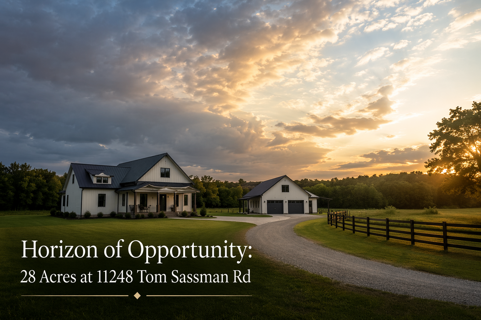 Horizon of Opportunity: 28 Acres at 11248 Tom Sassman Rd header image.
