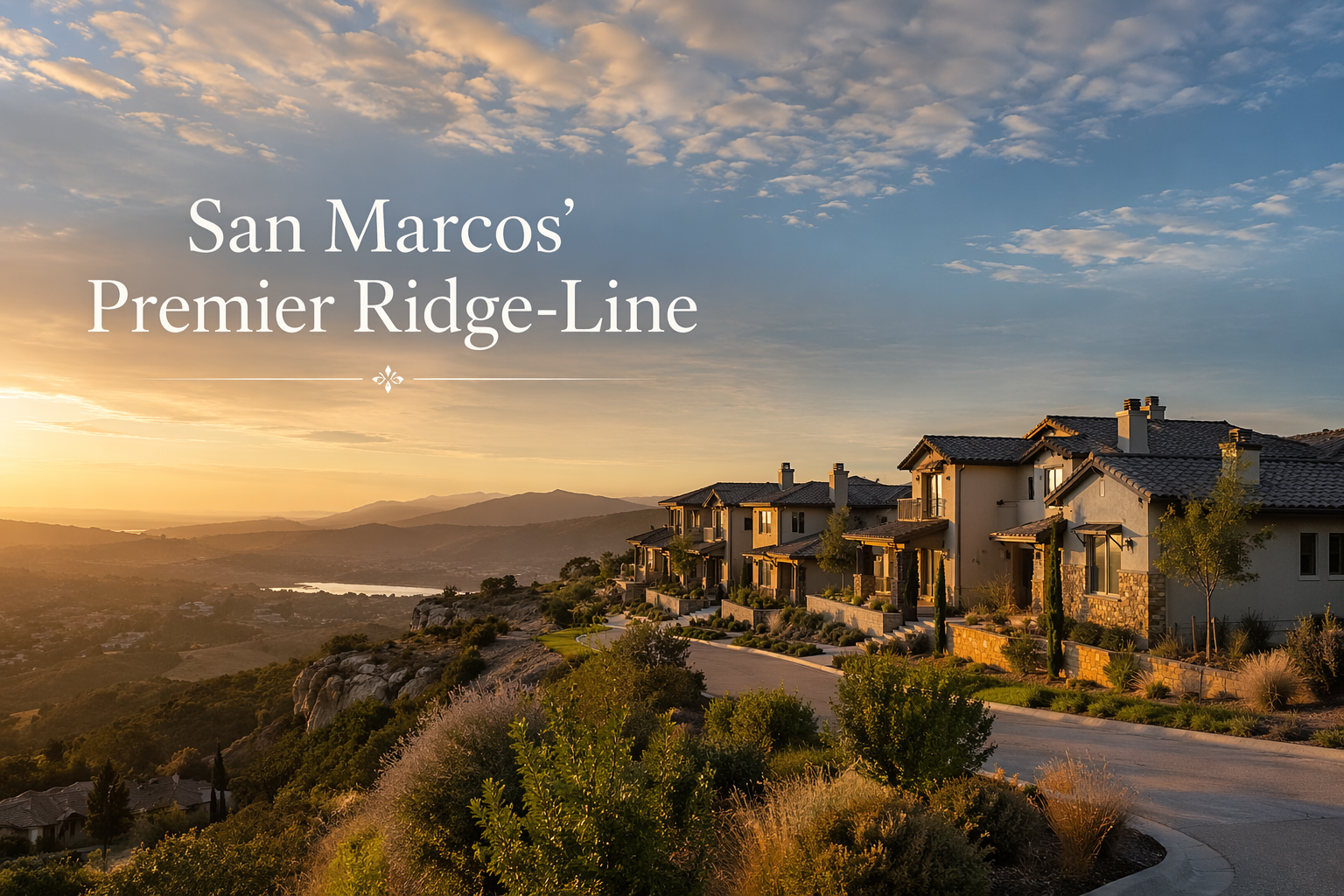 San Marcos’ Premier Ridge-Line header image.