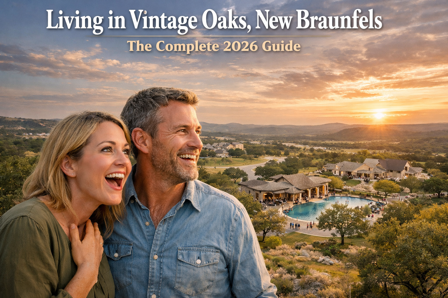 Living in Vintage Oaks, New Braunfels: The Complete 2026 Guide | Byrne Real Estate Group header image.