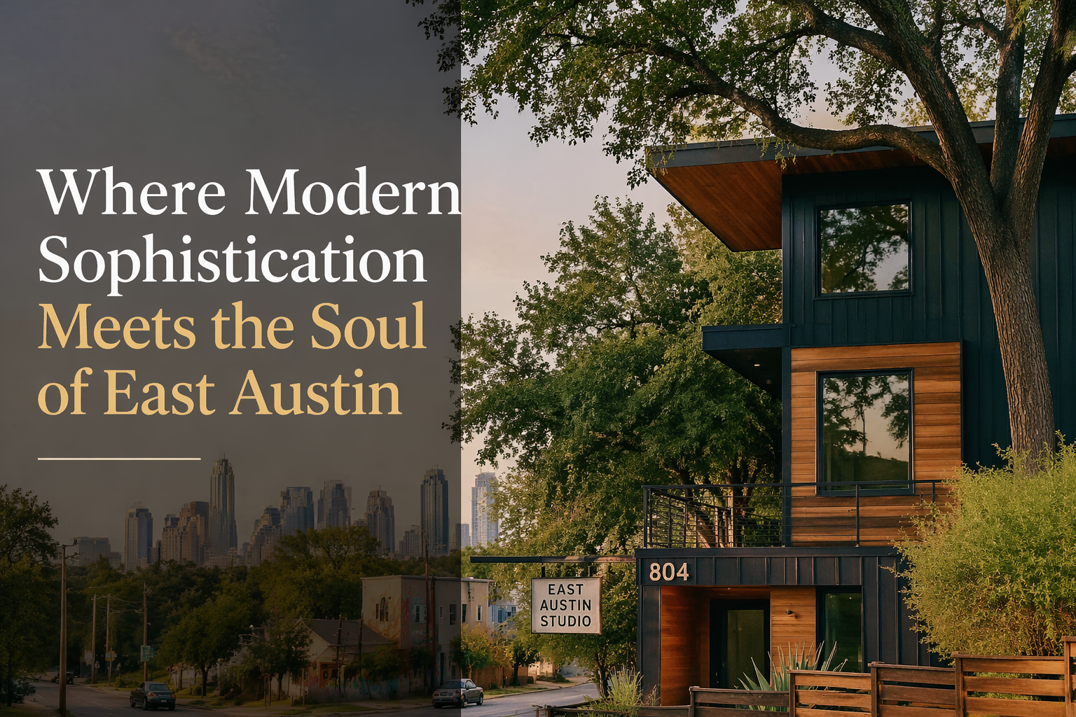 Where Modern Sophistication Meets the Soul of East Austin header image.