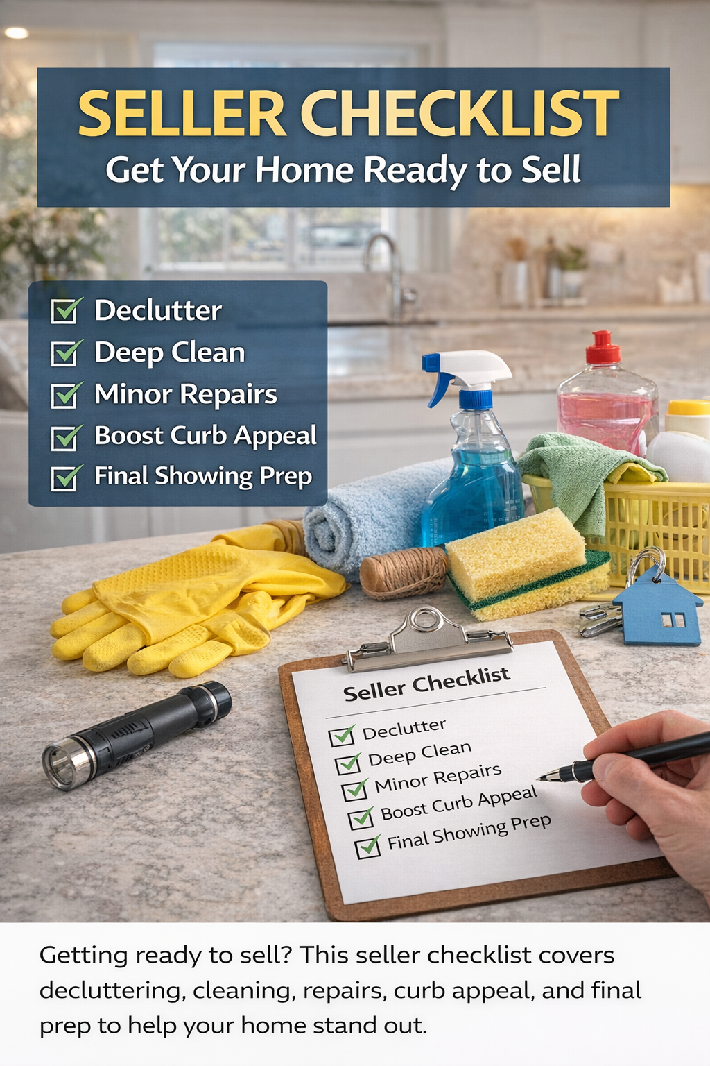 Seller Checklist: How to Prepare Your Home Before Listing header image.