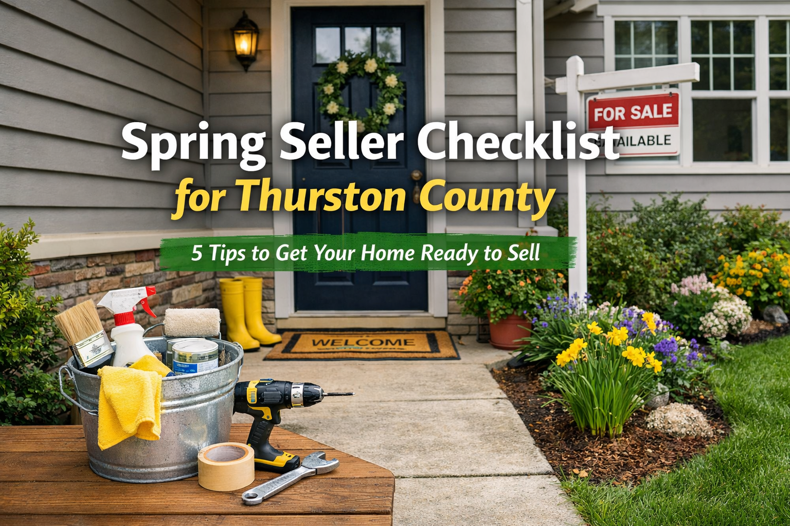 Spring Seller Checklist for Thurston County Homeowners: 5 Smart Steps Before You List header image.