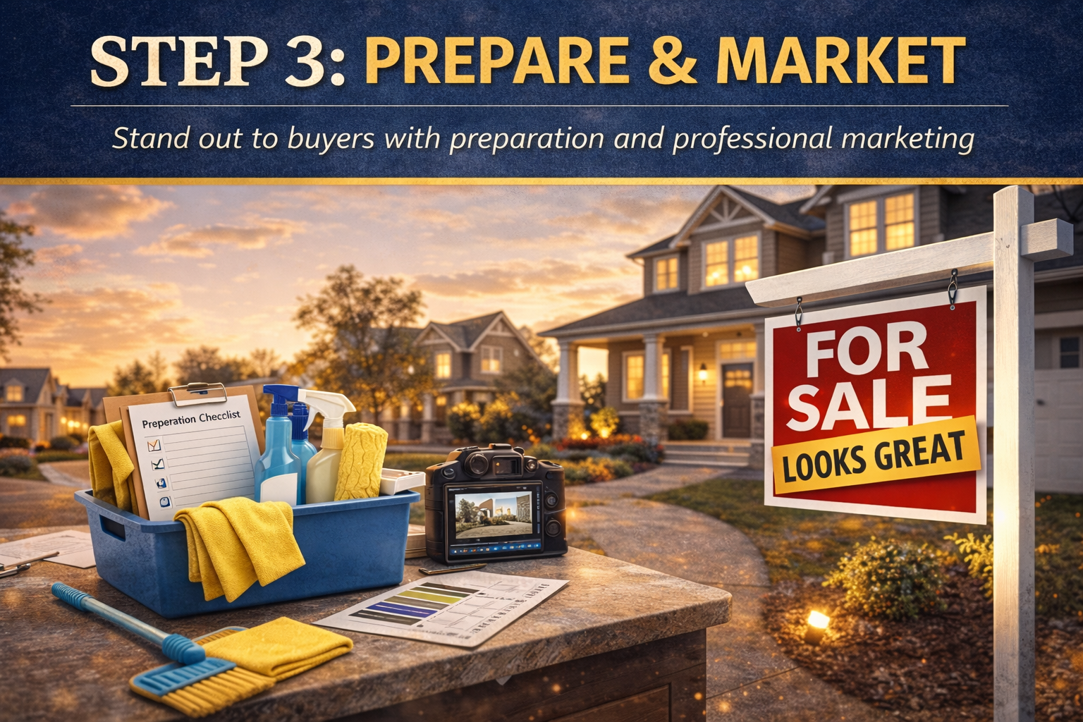 Preparing and marketing a home for sale with professional photography and staging in El Dorado Hills or Folsom real estate market