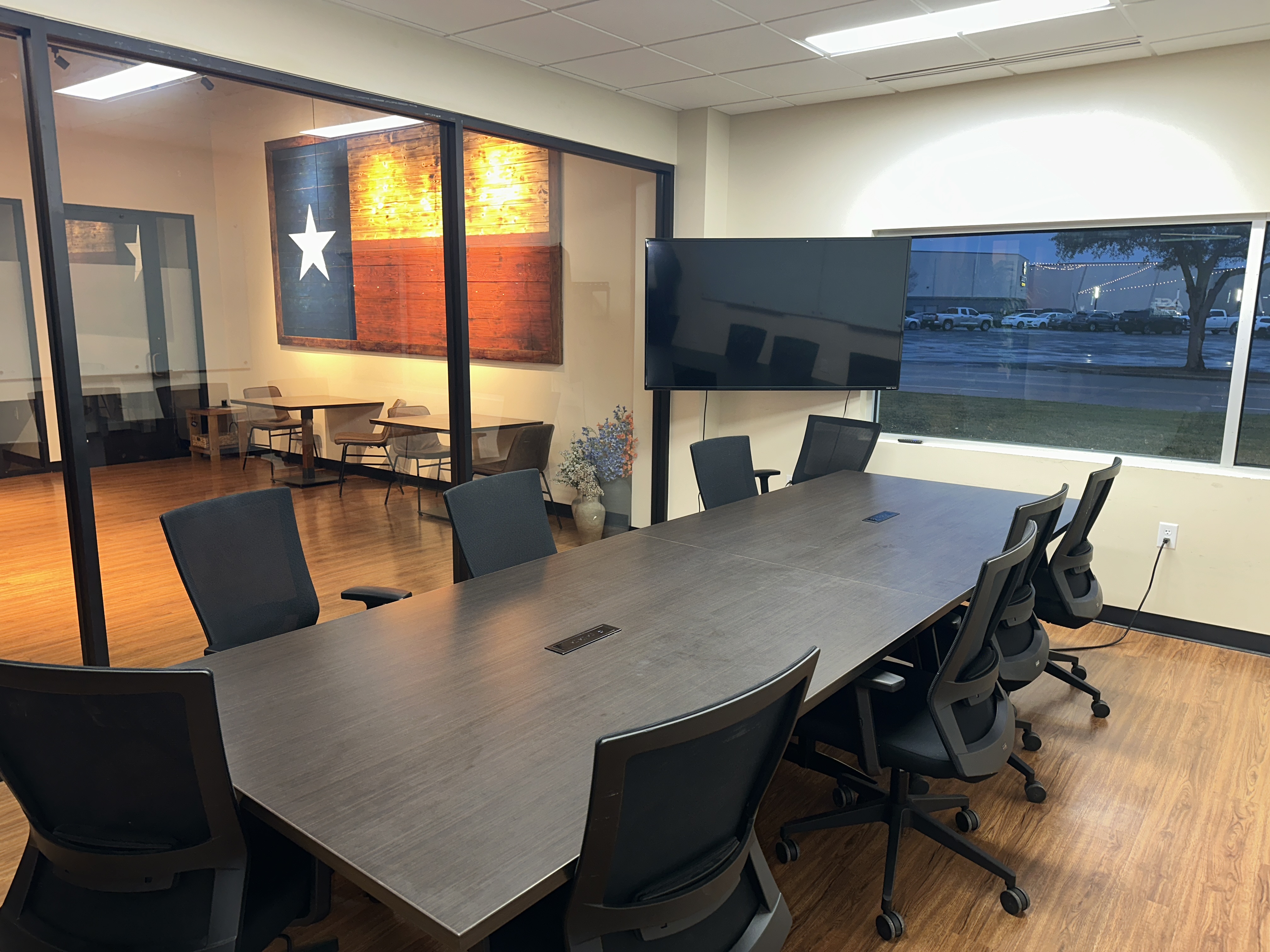 Real estate agent meeting with home buyers in Katy TX