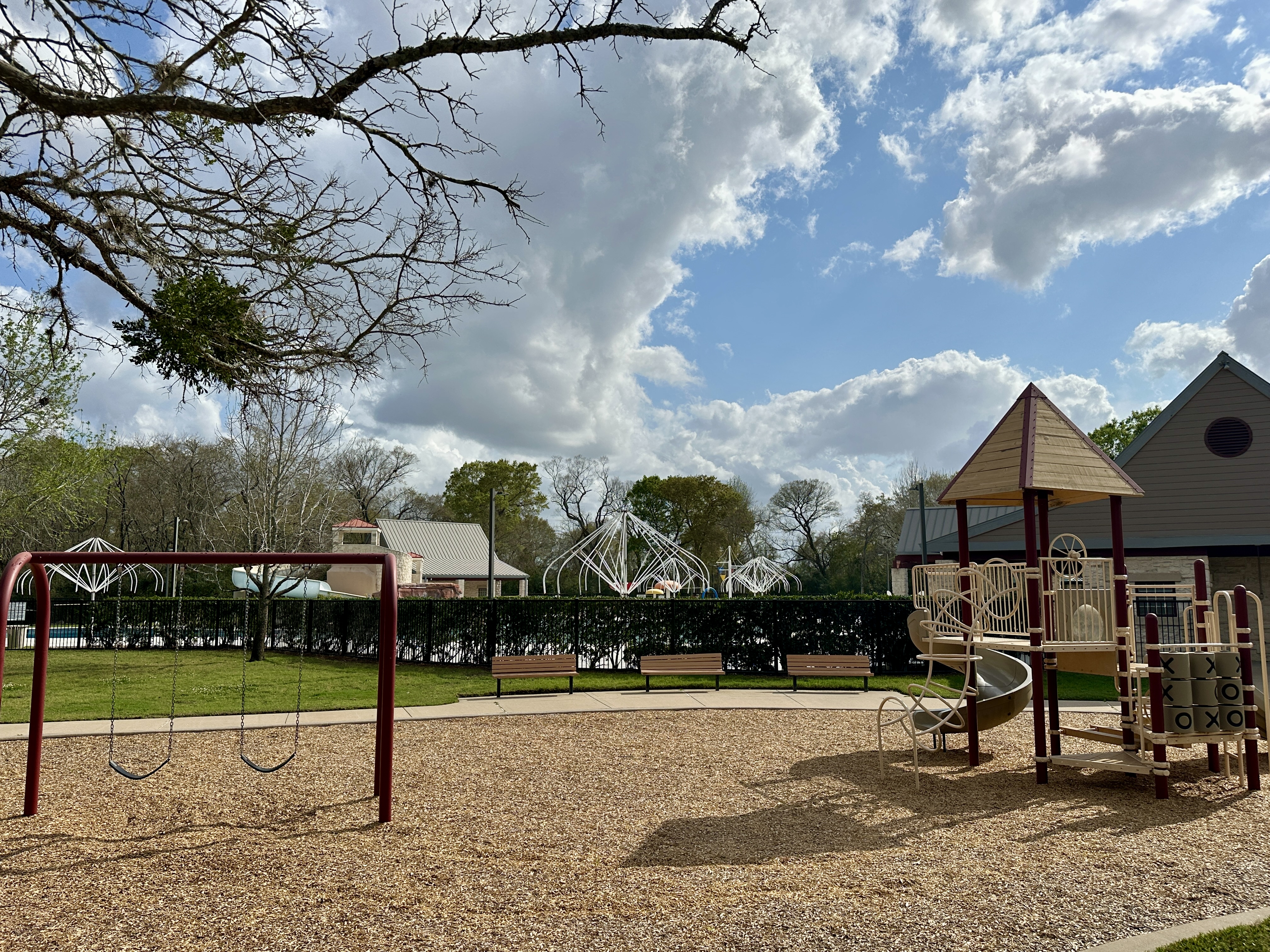 A neighborhood park in Katy, TX