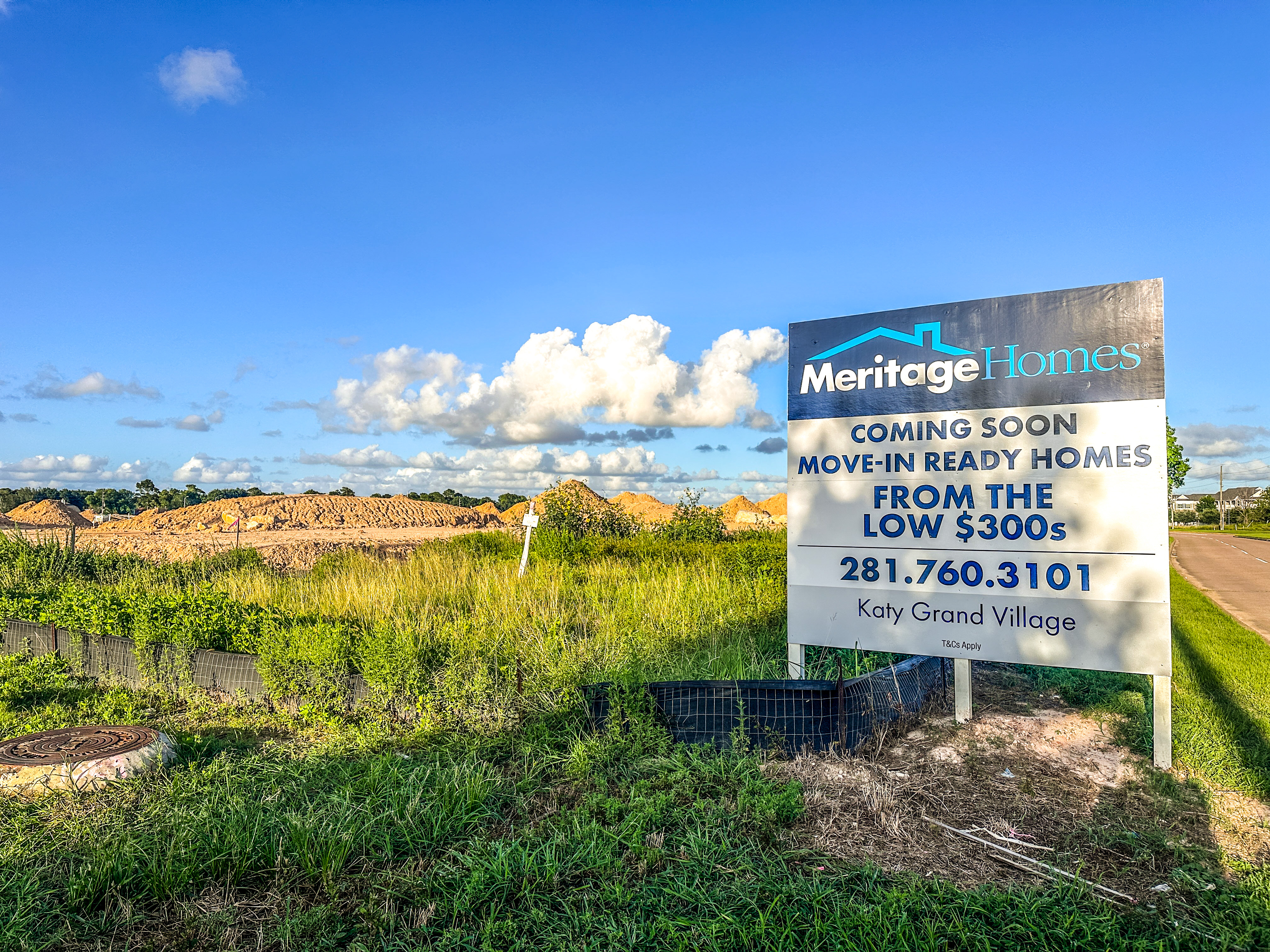 Future homes and development at Katy Grand Village by Meritage Homes in Katy TX