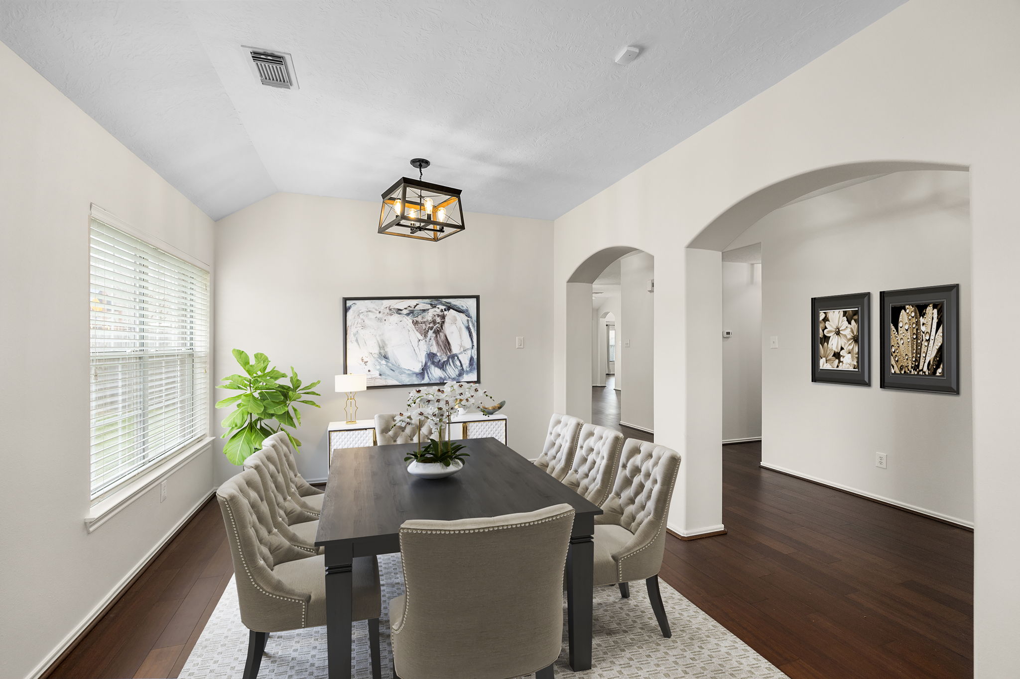 Residential neighborhood street in Katy TX showing homes for buyers researching which area to choose before touring