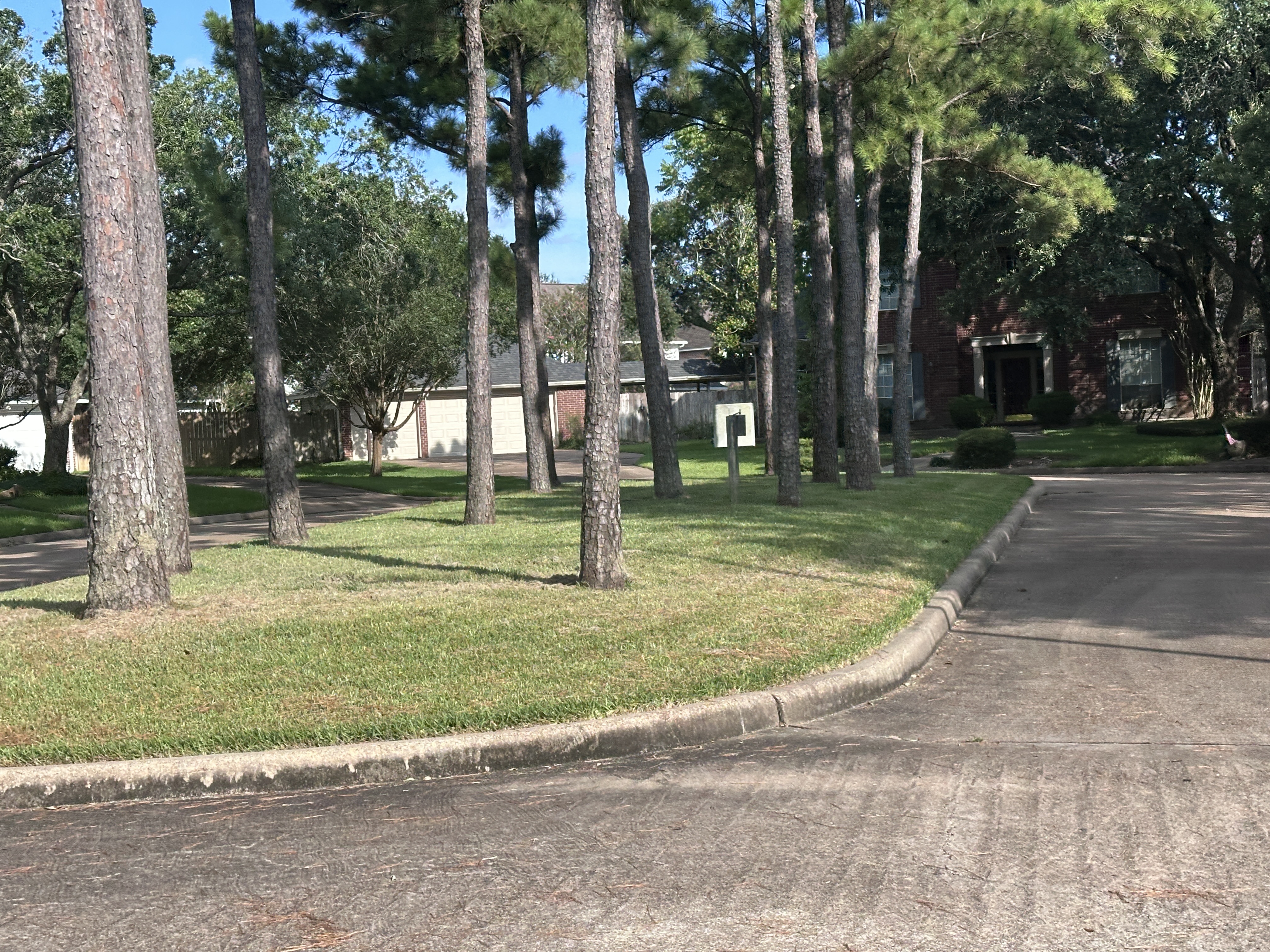 A buyer driving through neighborhoods in Katy, Texas while comparing communities.