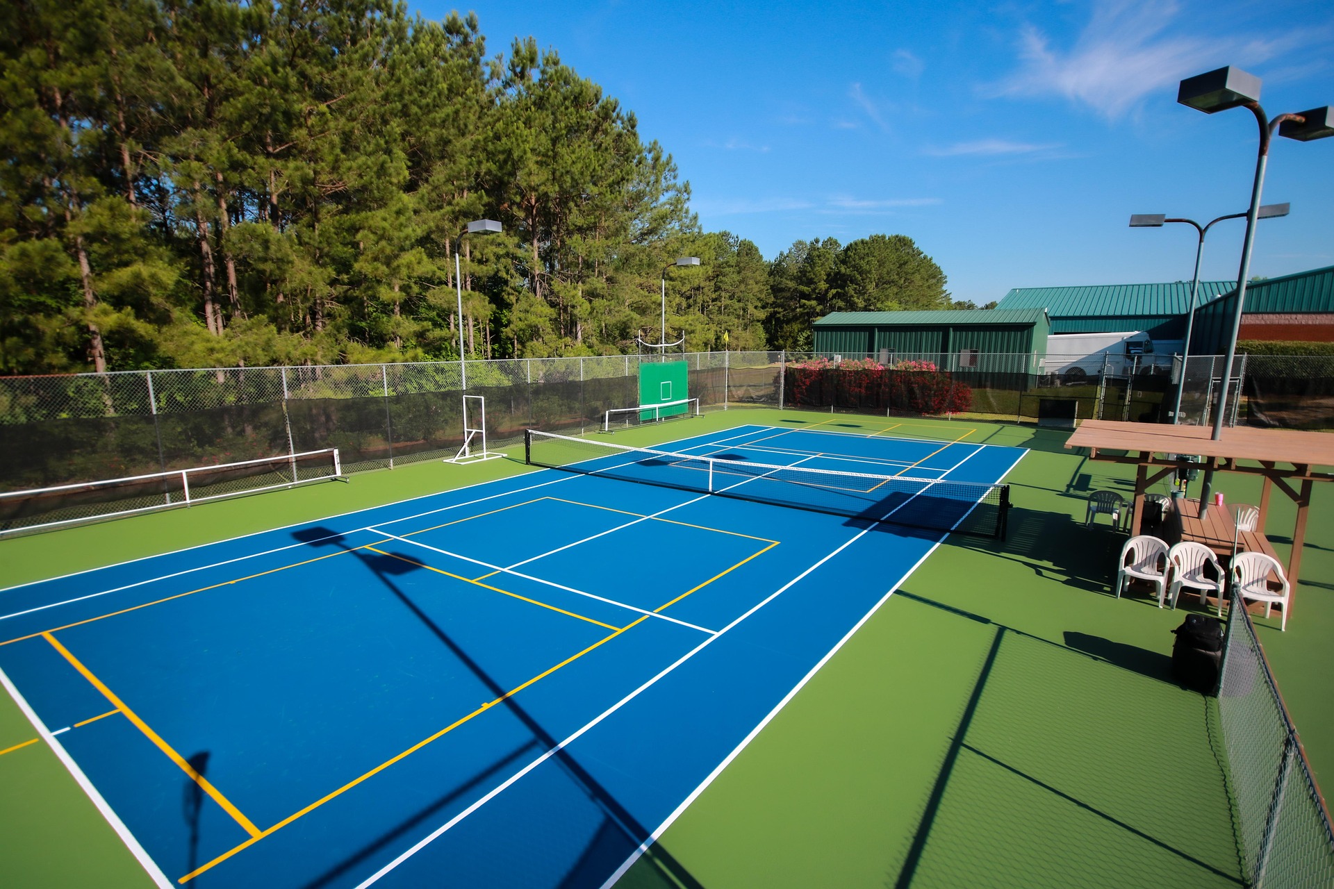 Pickleball players enjoying indoor and outdoor courts in Katy TX