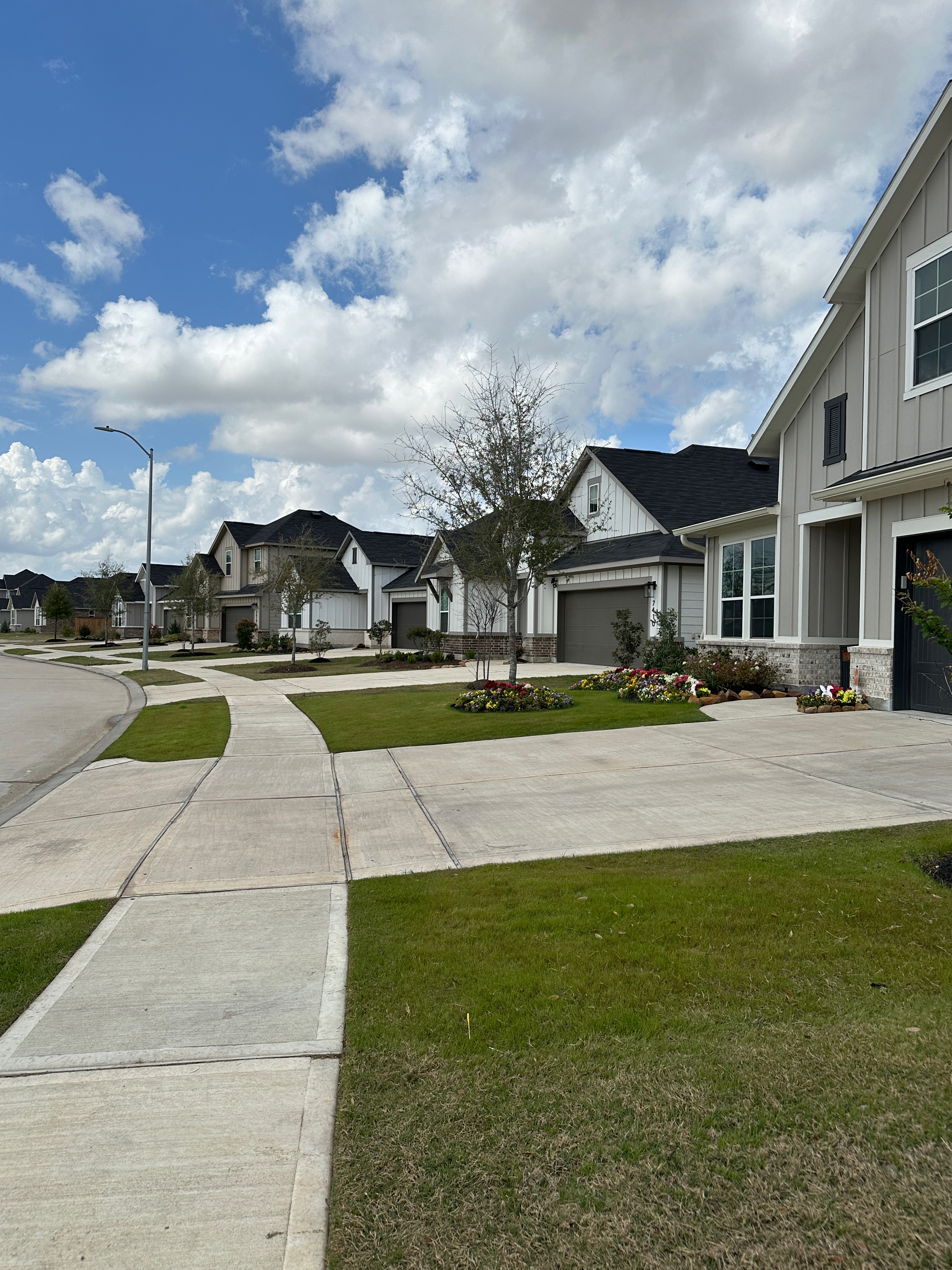 Residential homes in Cypress, TX highlighting housing options for individuals relocating to the area