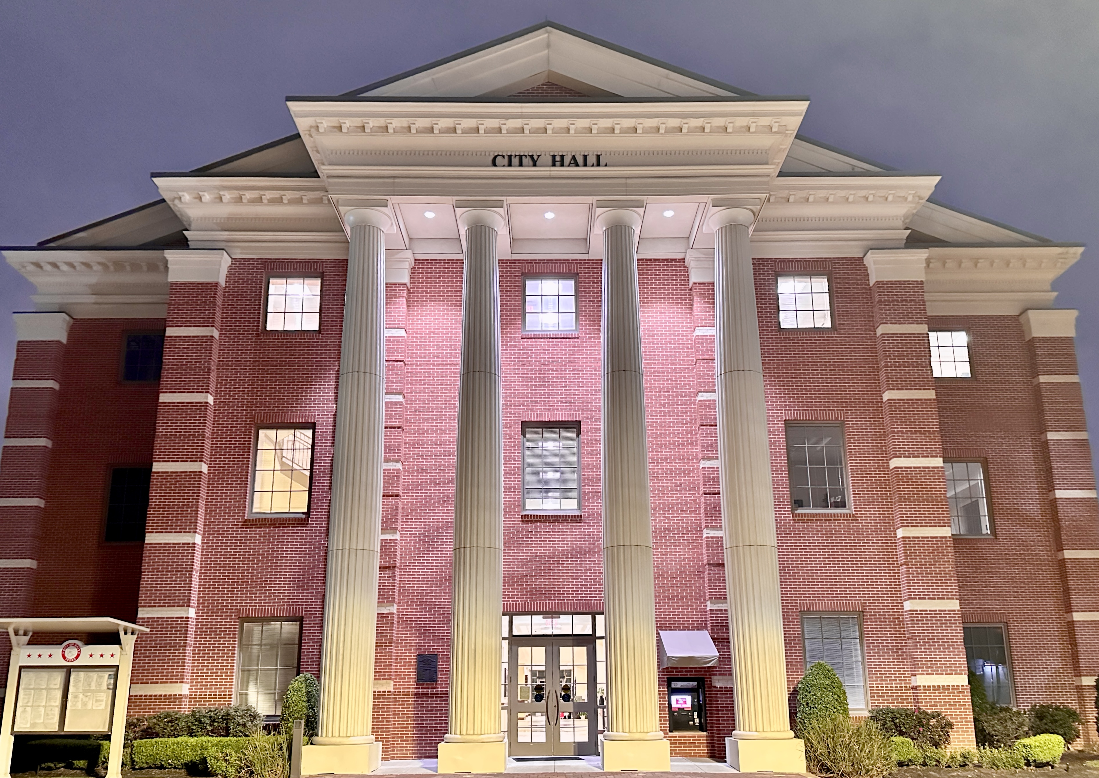 Katy City Hall building in Katy Texas