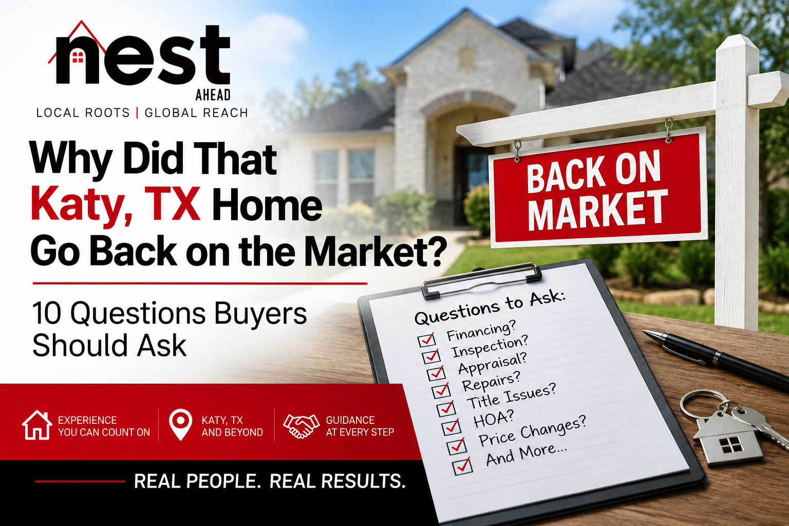 Katy, TX home back on the market with 10 questions buyers should ask before making an offer