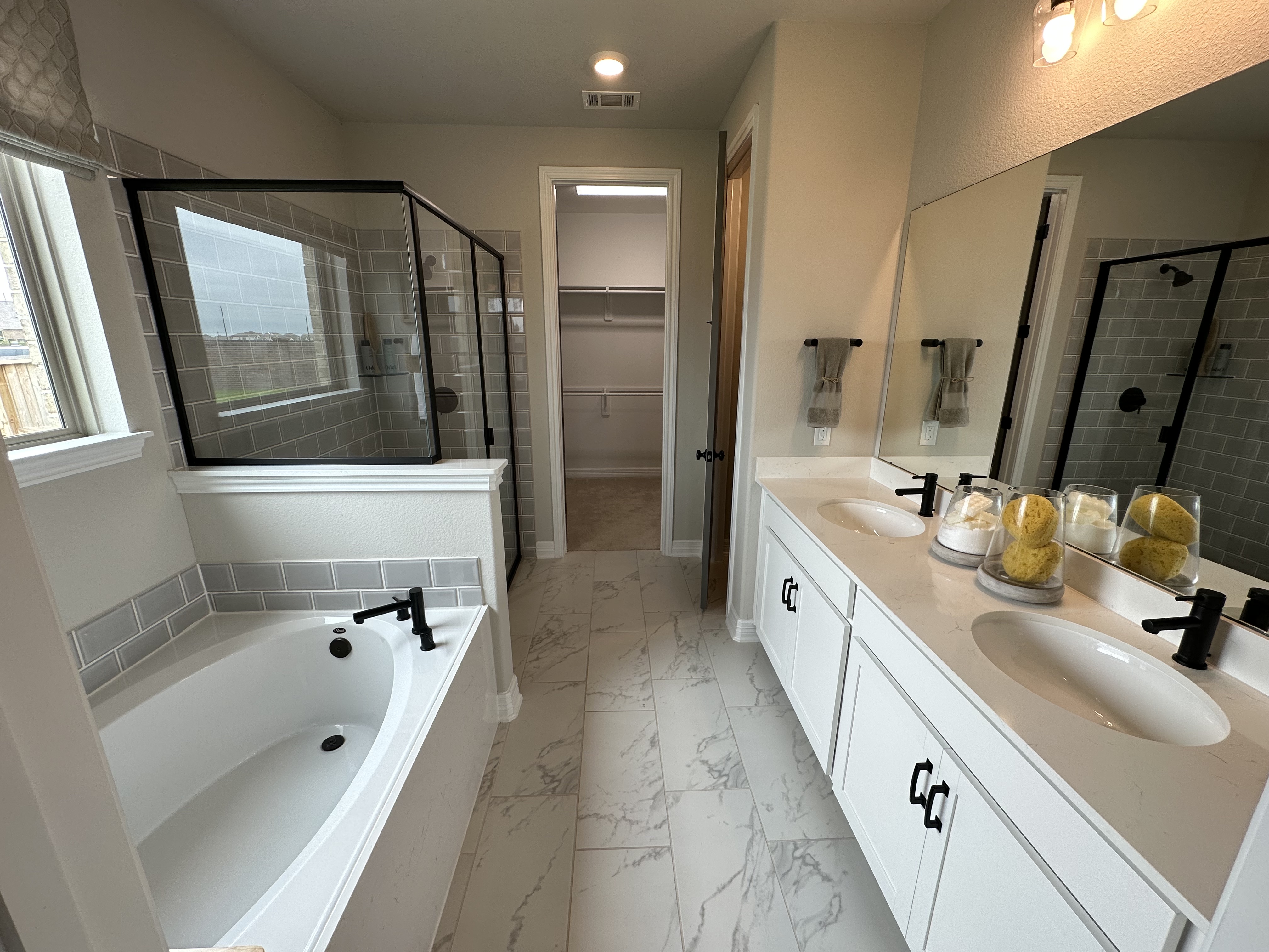 Primary Bathroom in a Katy TX home
