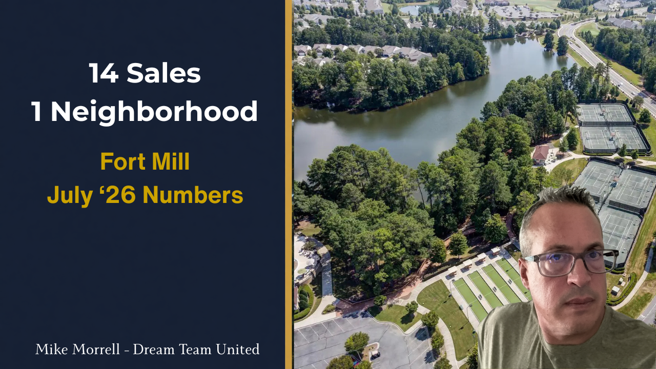 This Fort Mill Neighborhood Sold 14 Homes in One Month header image.