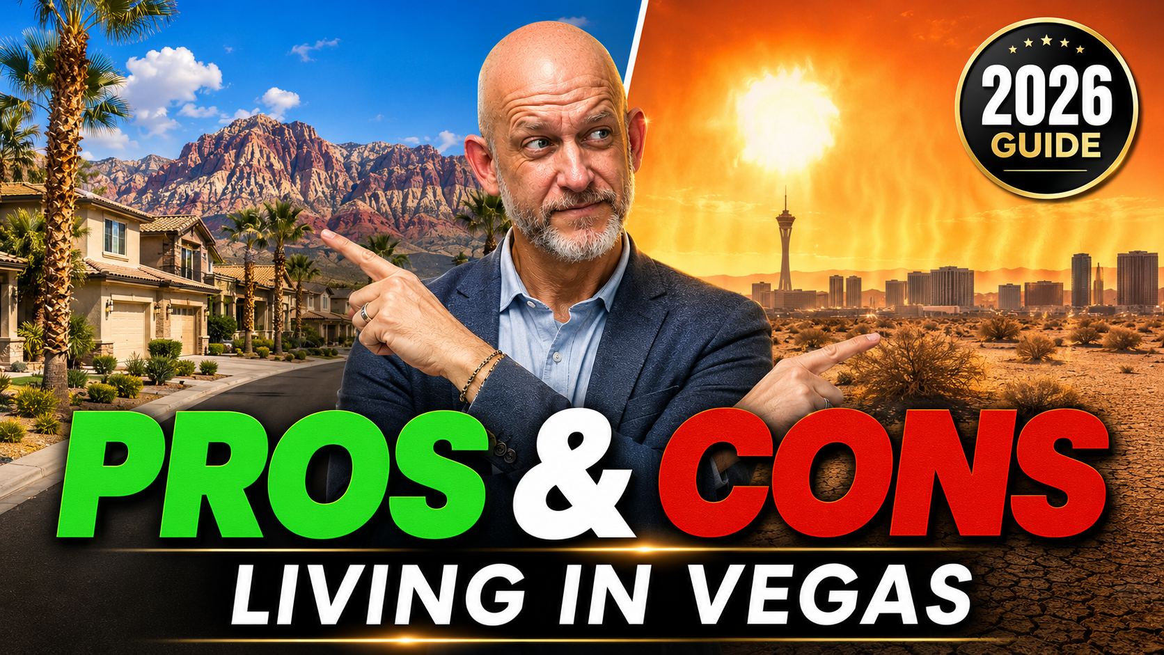 Pros and Cons of Living in Las Vegas: The Honest Truth After 19 Years (2026) header image.