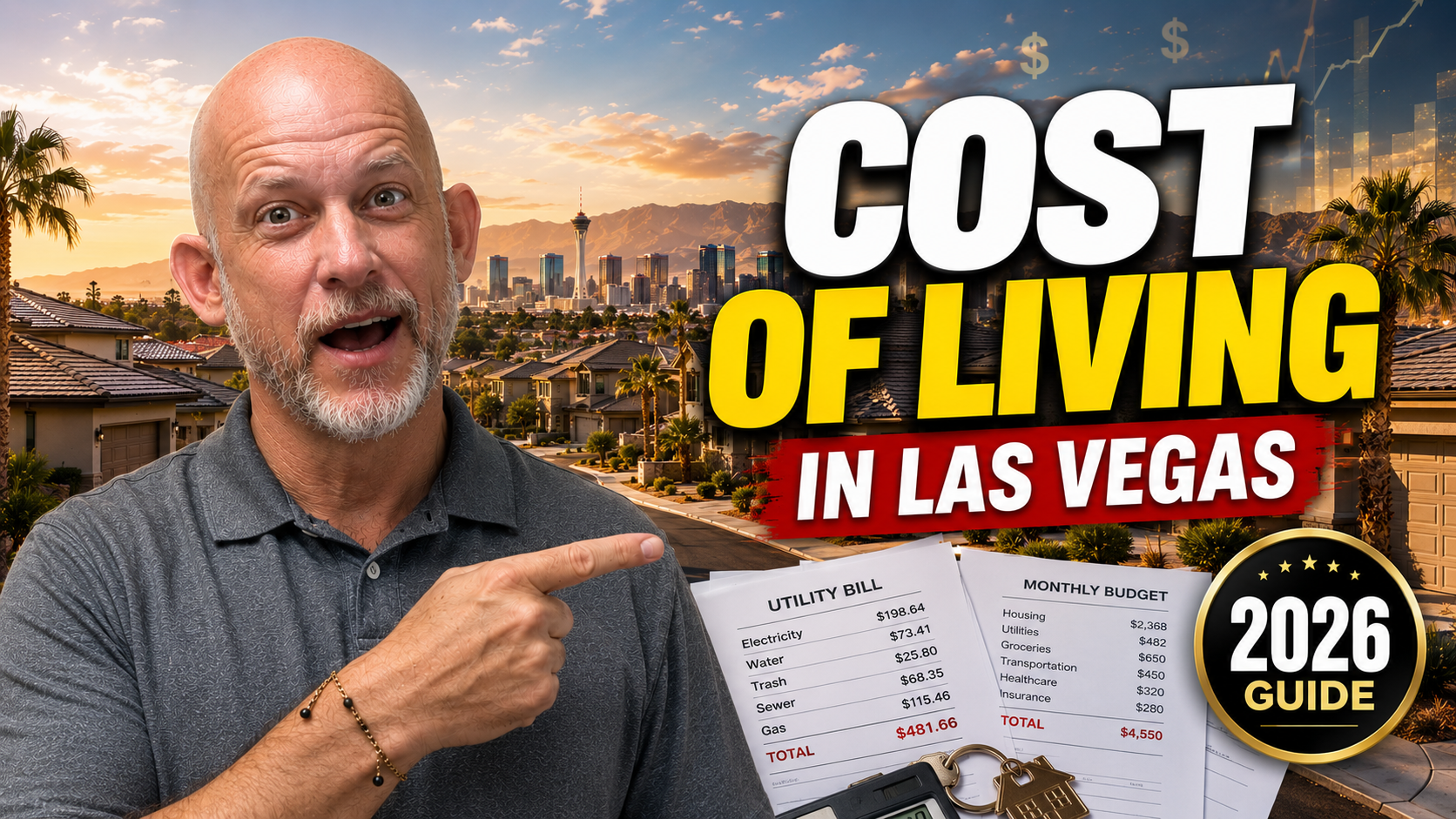 Cost of Living in Las Vegas (2026): What It Really Costs to Live Here header image.