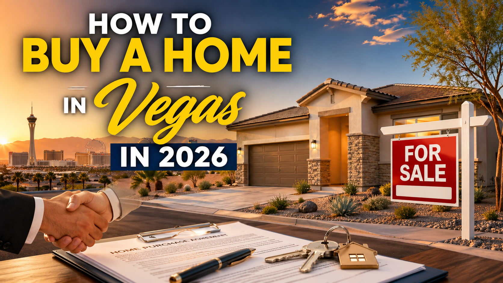 🏡 Buying a Home in Las Vegas: Step-by-Step Guide (2026) header image.