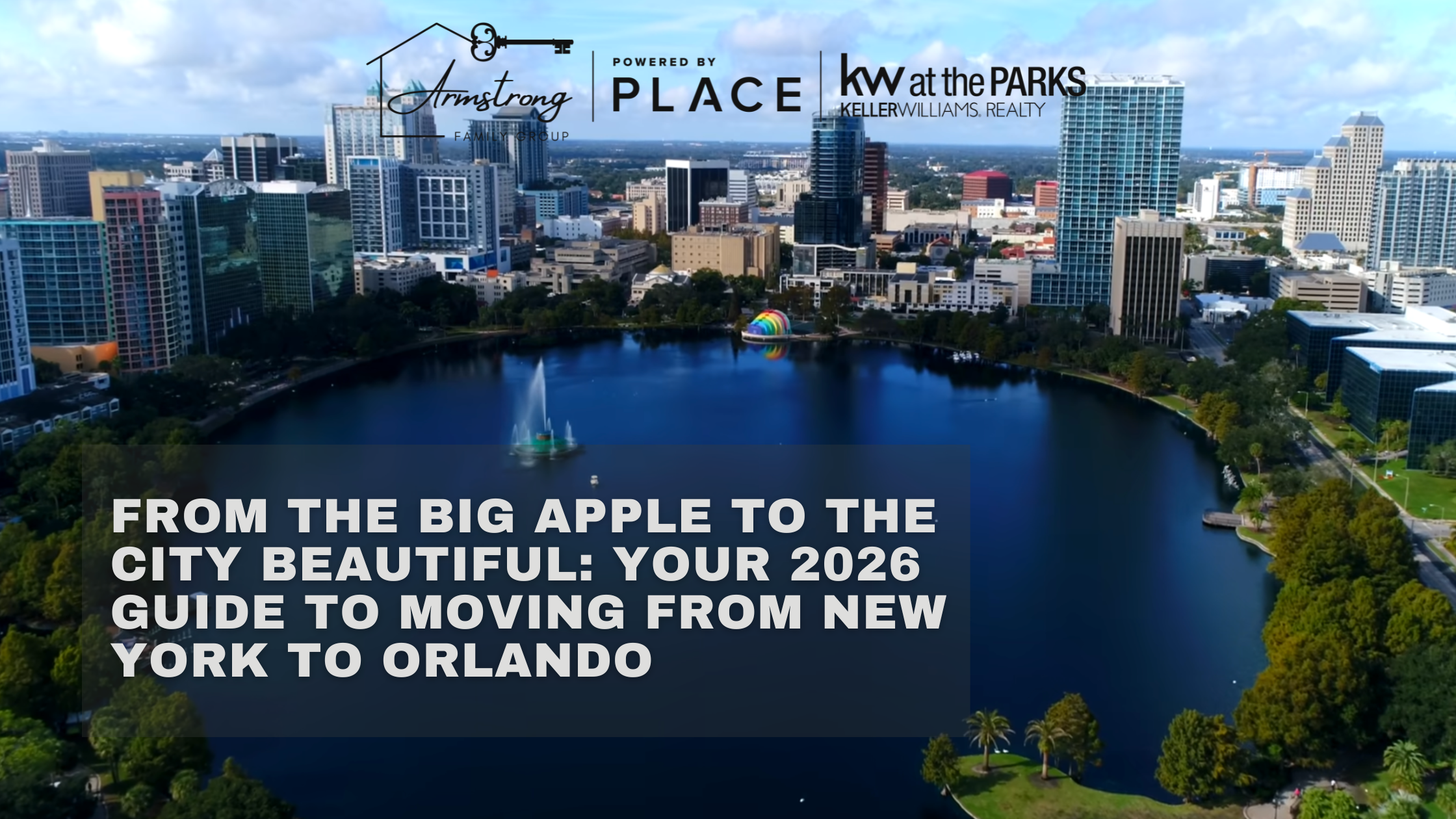 From the Big Apple to the City Beautiful: Your 2026 Guide to Moving from New York to Orlando header image.