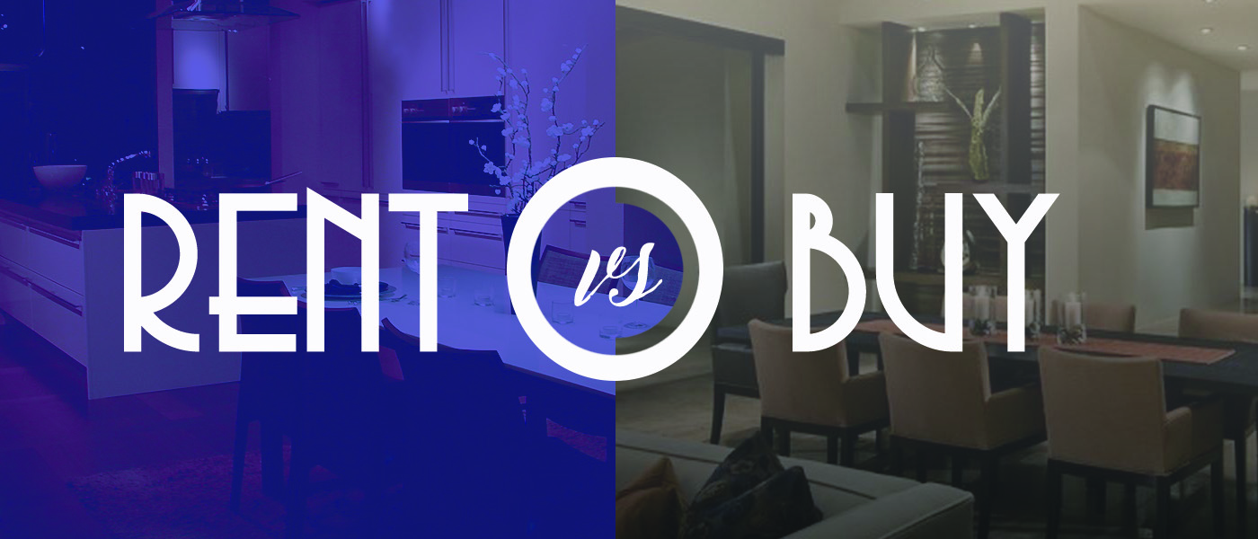 RENTING vs BUYING header image.