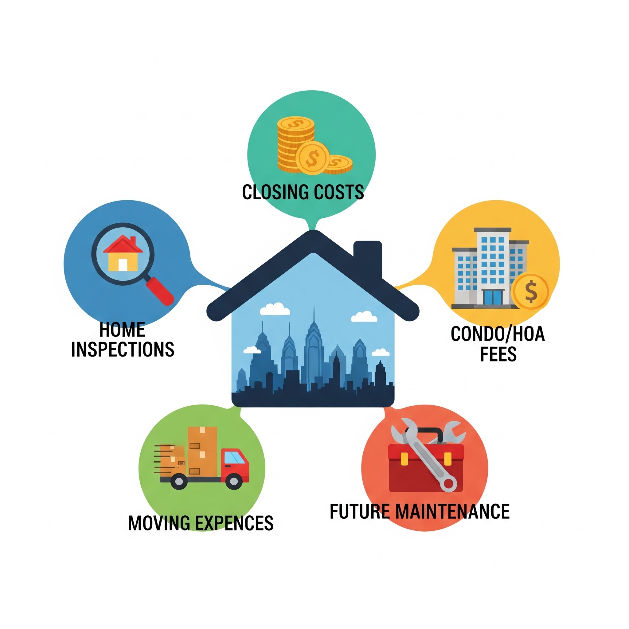 5 Things First-Time Buyers Forget to Budget For In Philly header image.