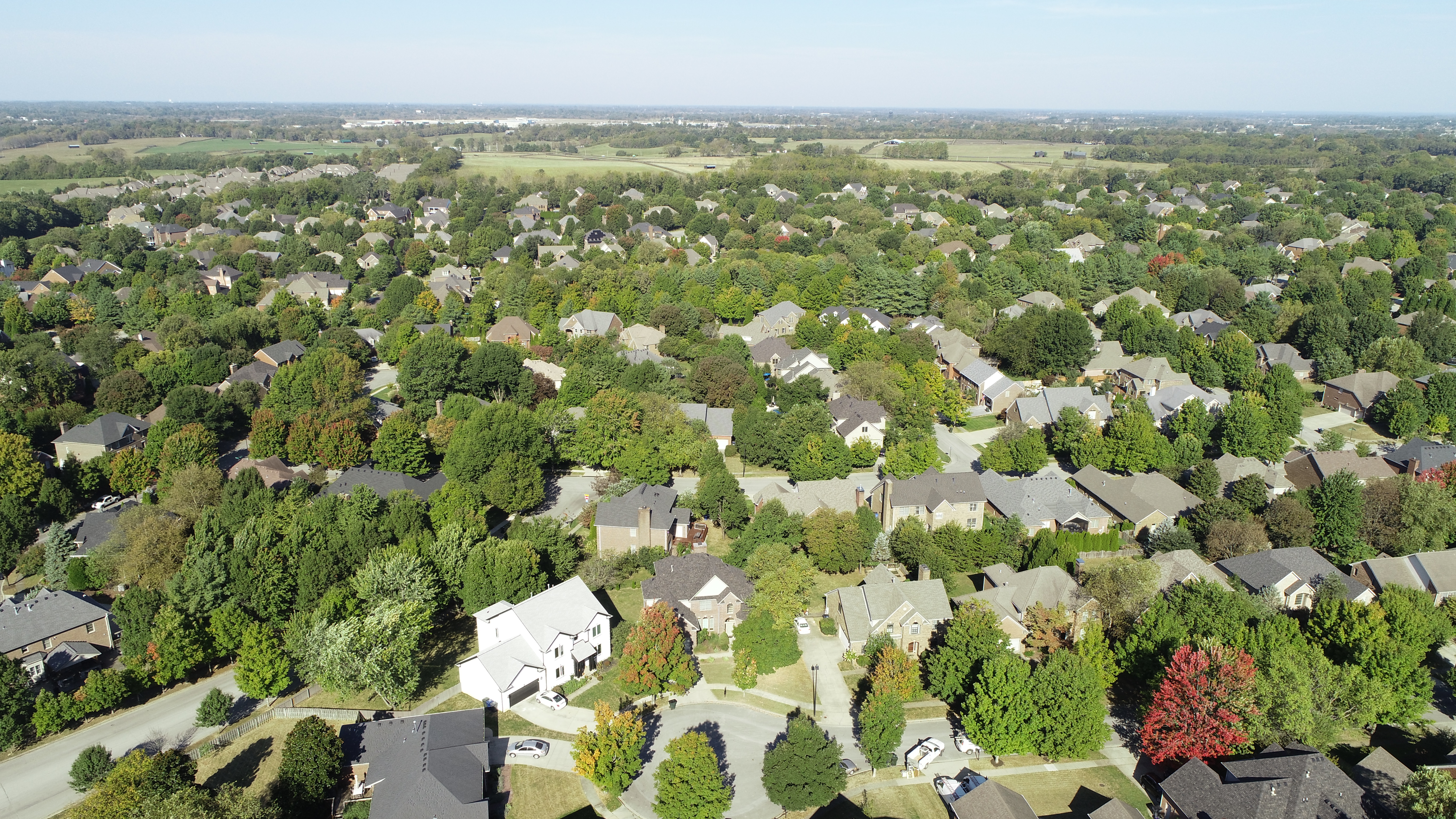 Homes in the Beaumont neighborhood of southwest Lexington, Kentucky