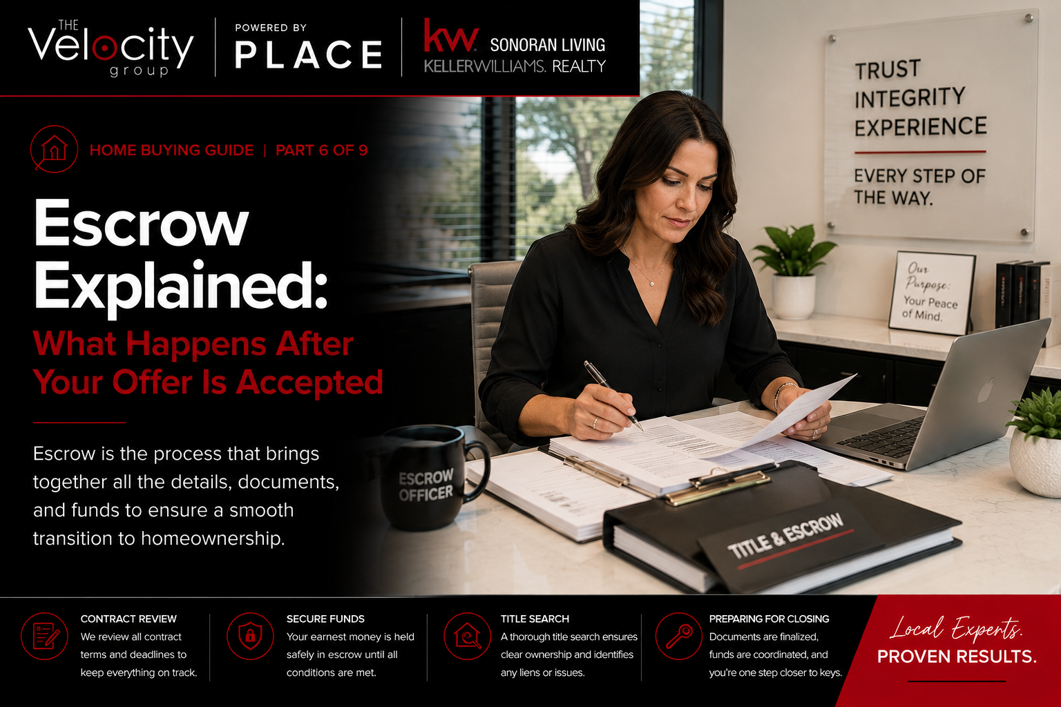 🏡The Velocity Group's 2-Minute Home Buying Guide Part 6 of 9 | Escrow Explained header image.