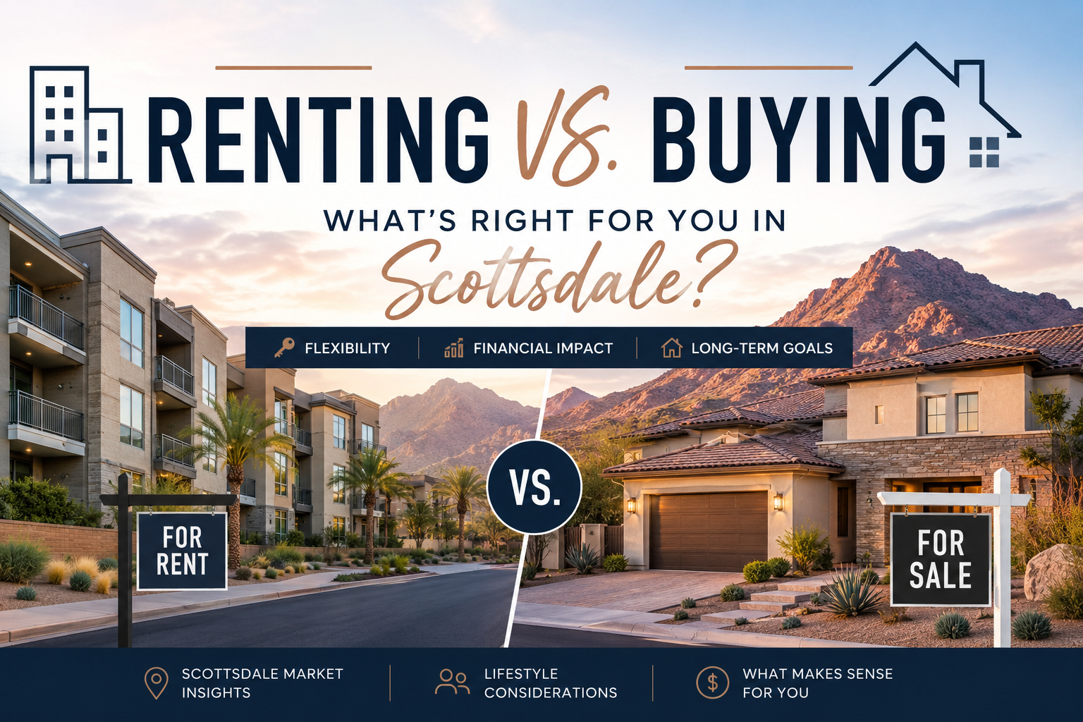 Nestled in the heart of the Sonoran Desert, Scottsdale blends natural beauty, thriving neighborhoods, and endless outdoor recreation—making it an exceptional place to rent, buy, and call home.