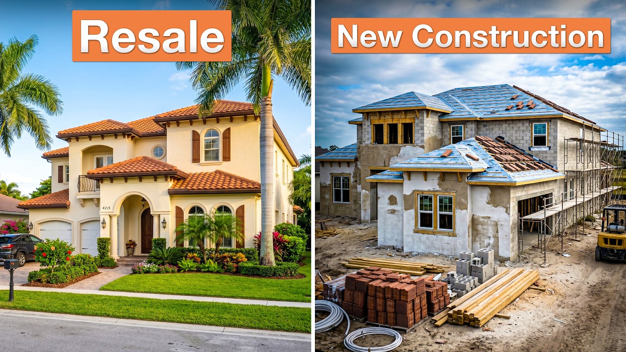 New Construction vs. Resale: Which Is Right for You? header image.