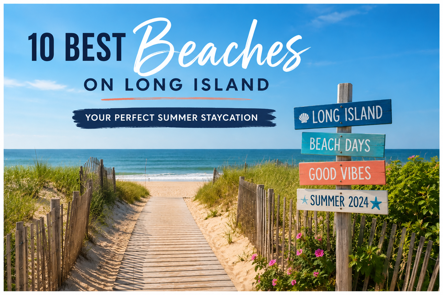 Long Island Is the Ultimate Staycation Destination: 10 Amazing Beaches to Visit This Summer header image.