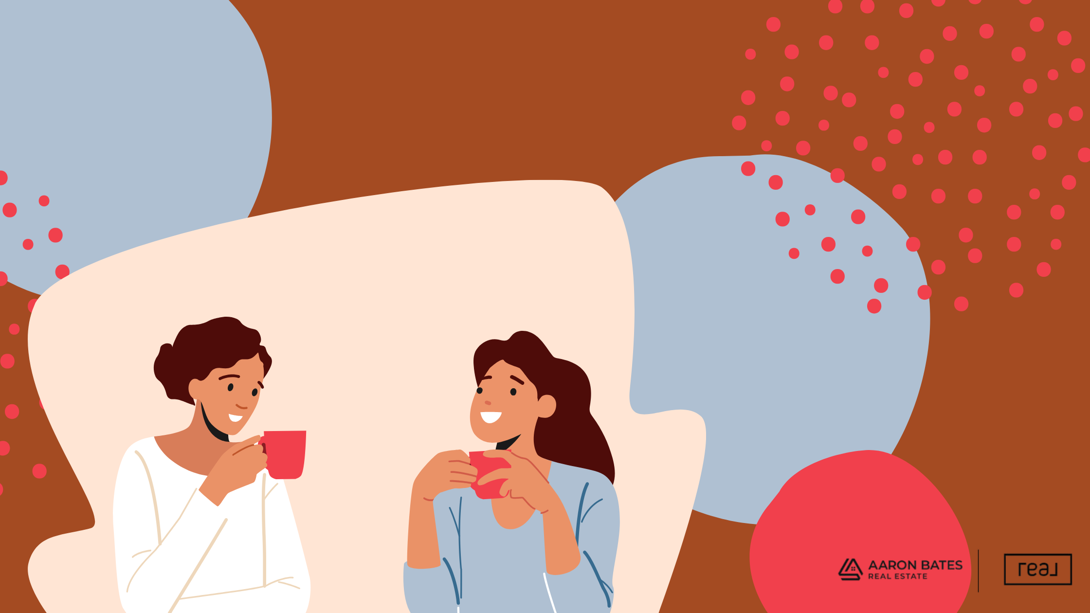 Real estate agent guiding home buyers through the process