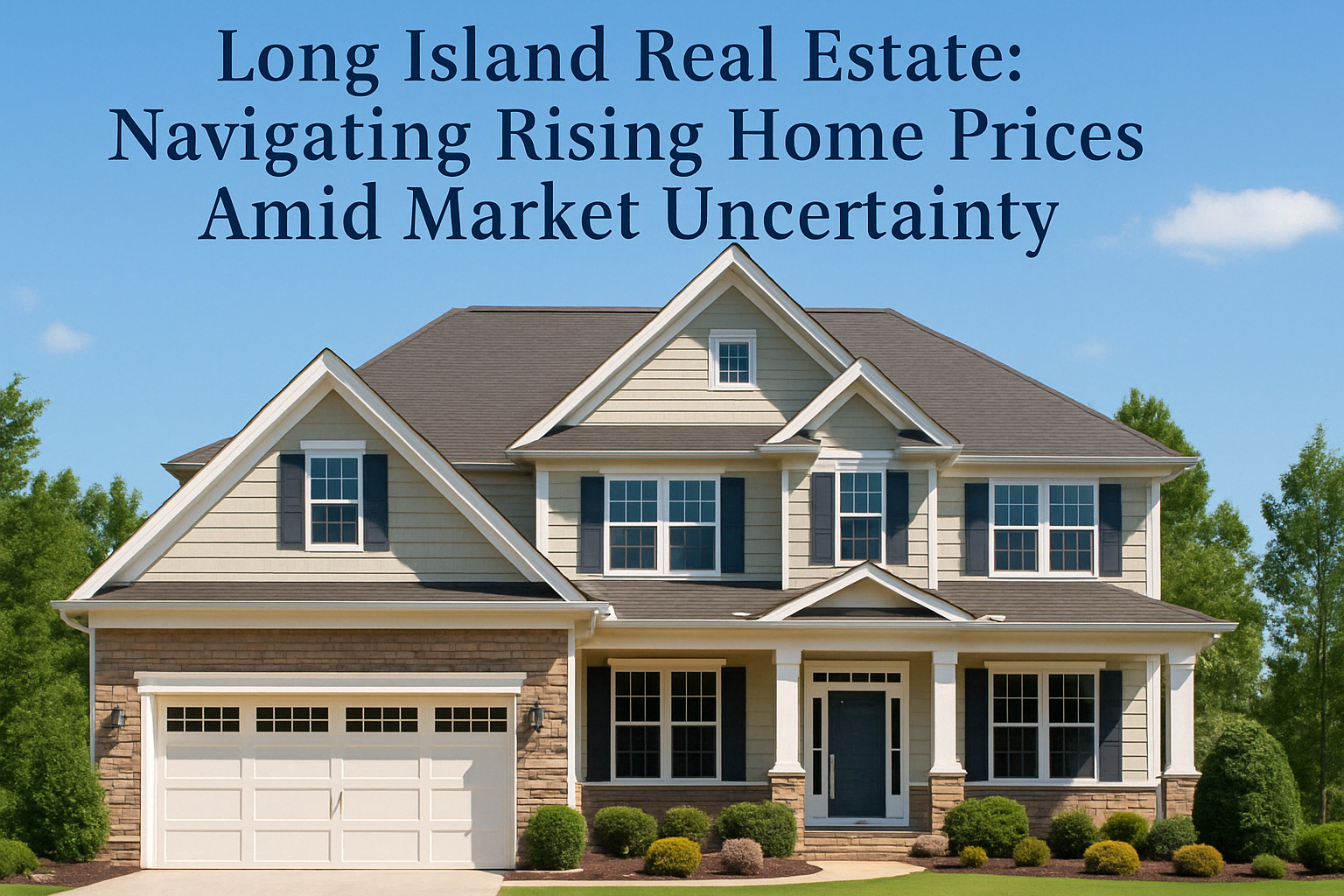 Long Island Real Estate: Navigating Rising Home Prices Amid Market Uncertainty header image.