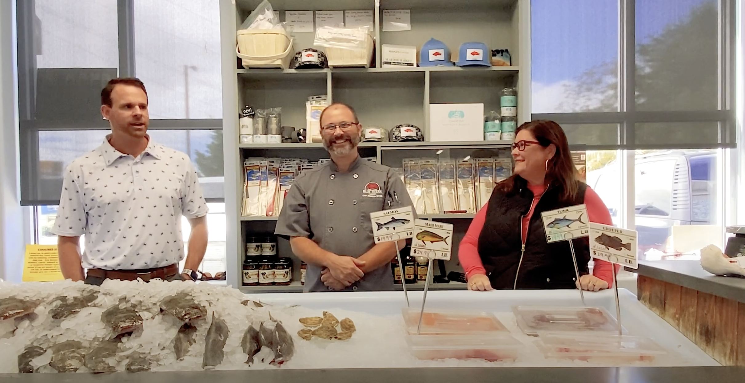 Crystal Coast Business Spotlight: Blue Ocean Seafood header image.