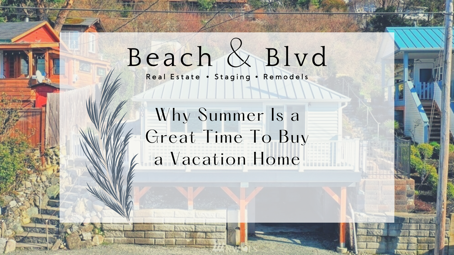 Why Summer is a Great Time To Buy a Vacation Home header image.