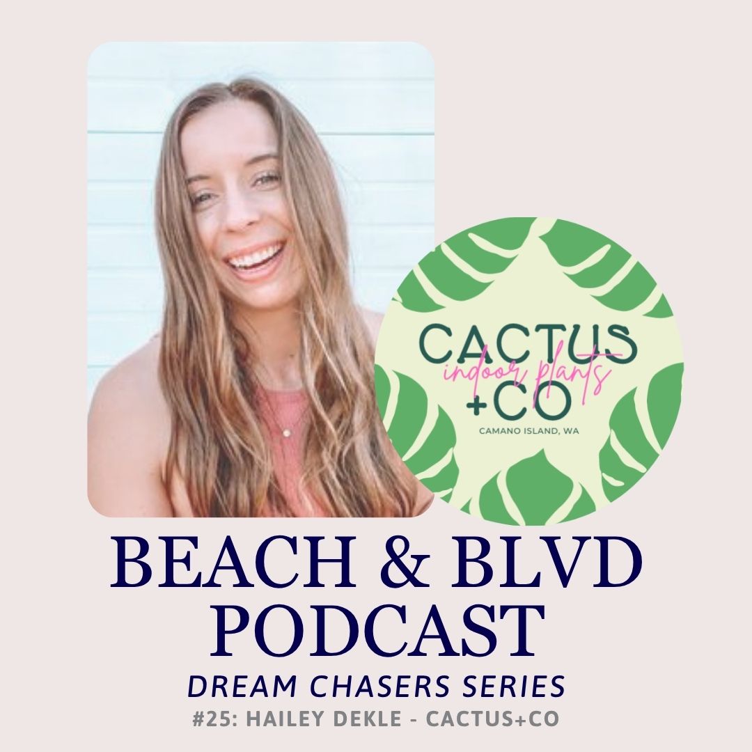 Dream Chasers Podcast Series:  Hailey Dekle - Cactus & Co. header image.
