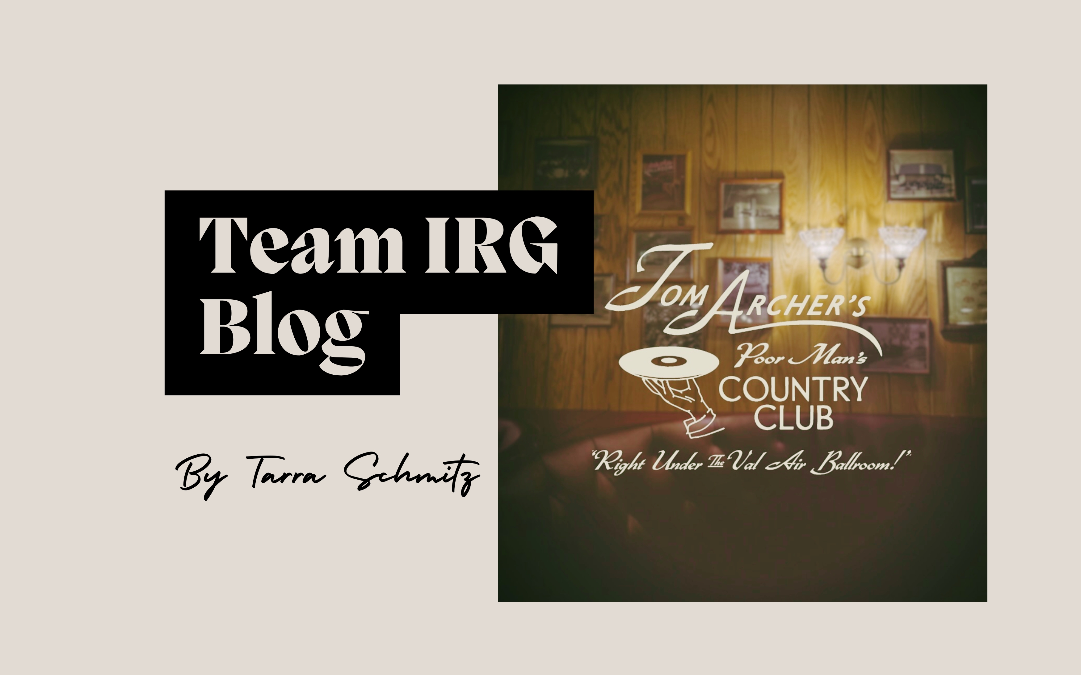 Dinner, Drinks, and Nostalgia Beneath Val Air Ballroom header image.