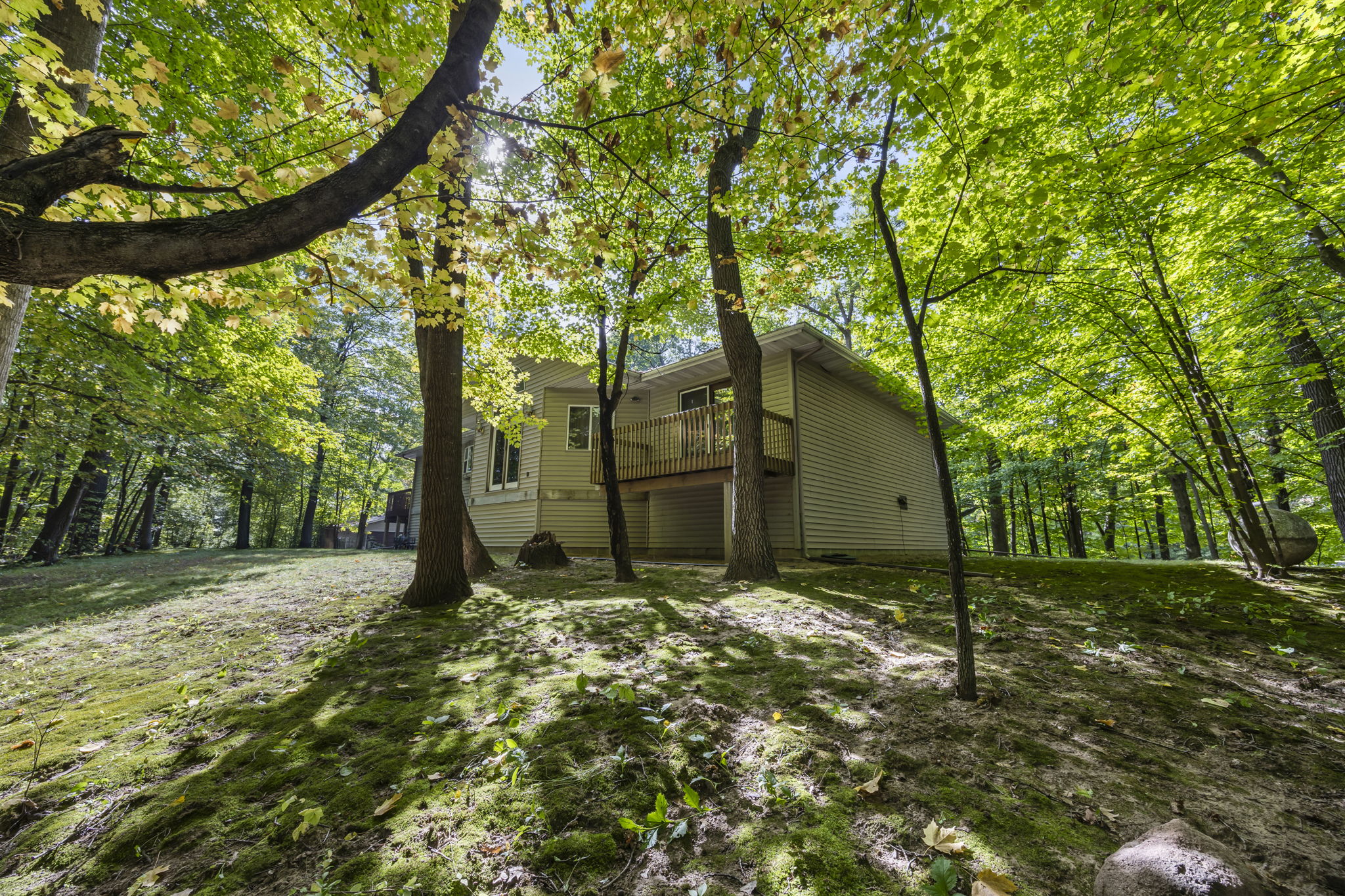 Backyard in Princeton, Minnesota