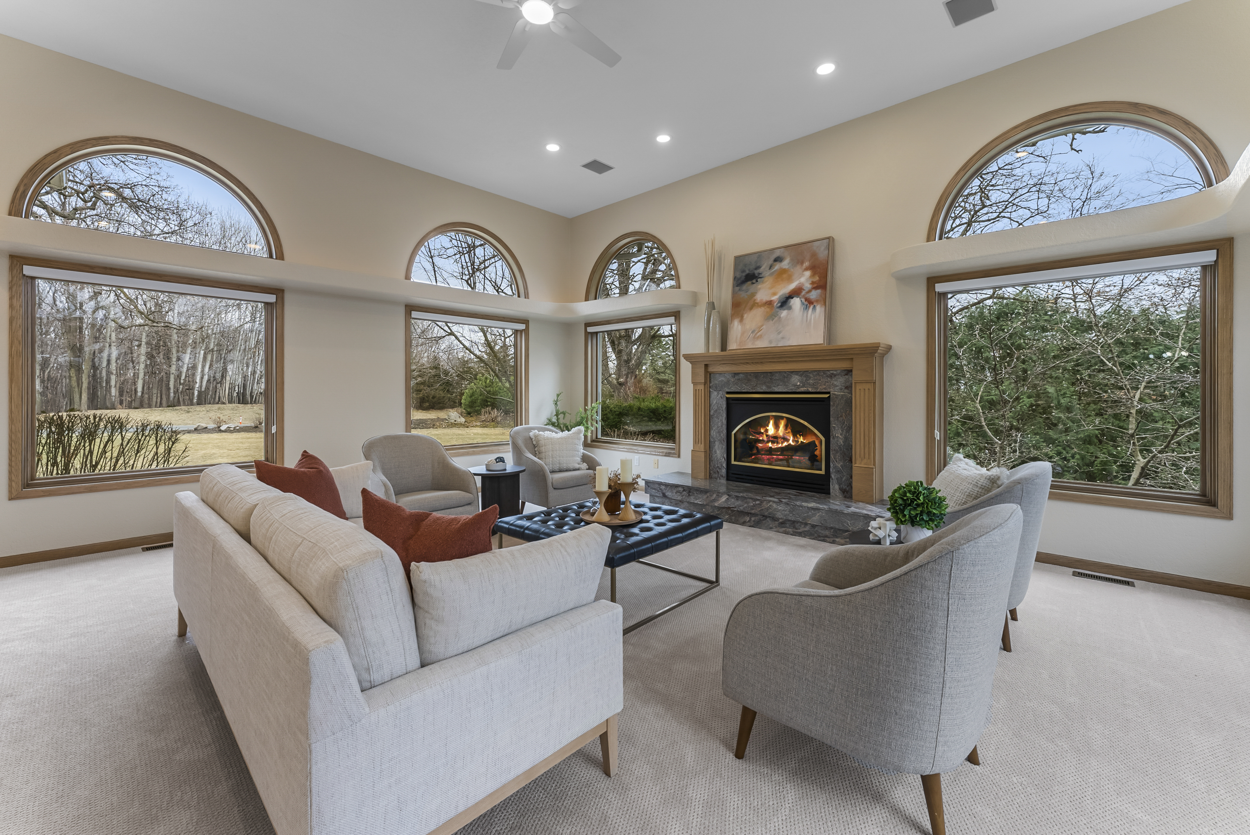 Living room in Minnesota