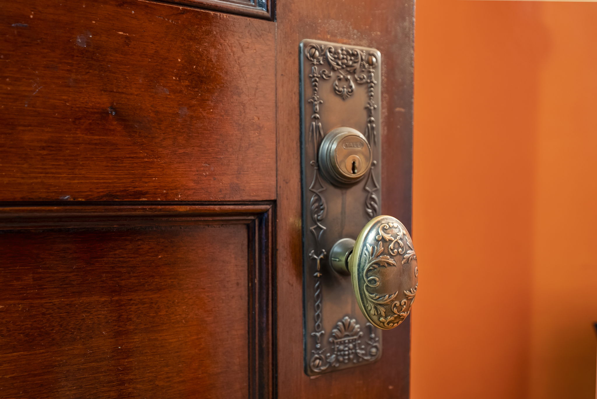 Fancy vintage doorknob in Minneapolis, Minnesota