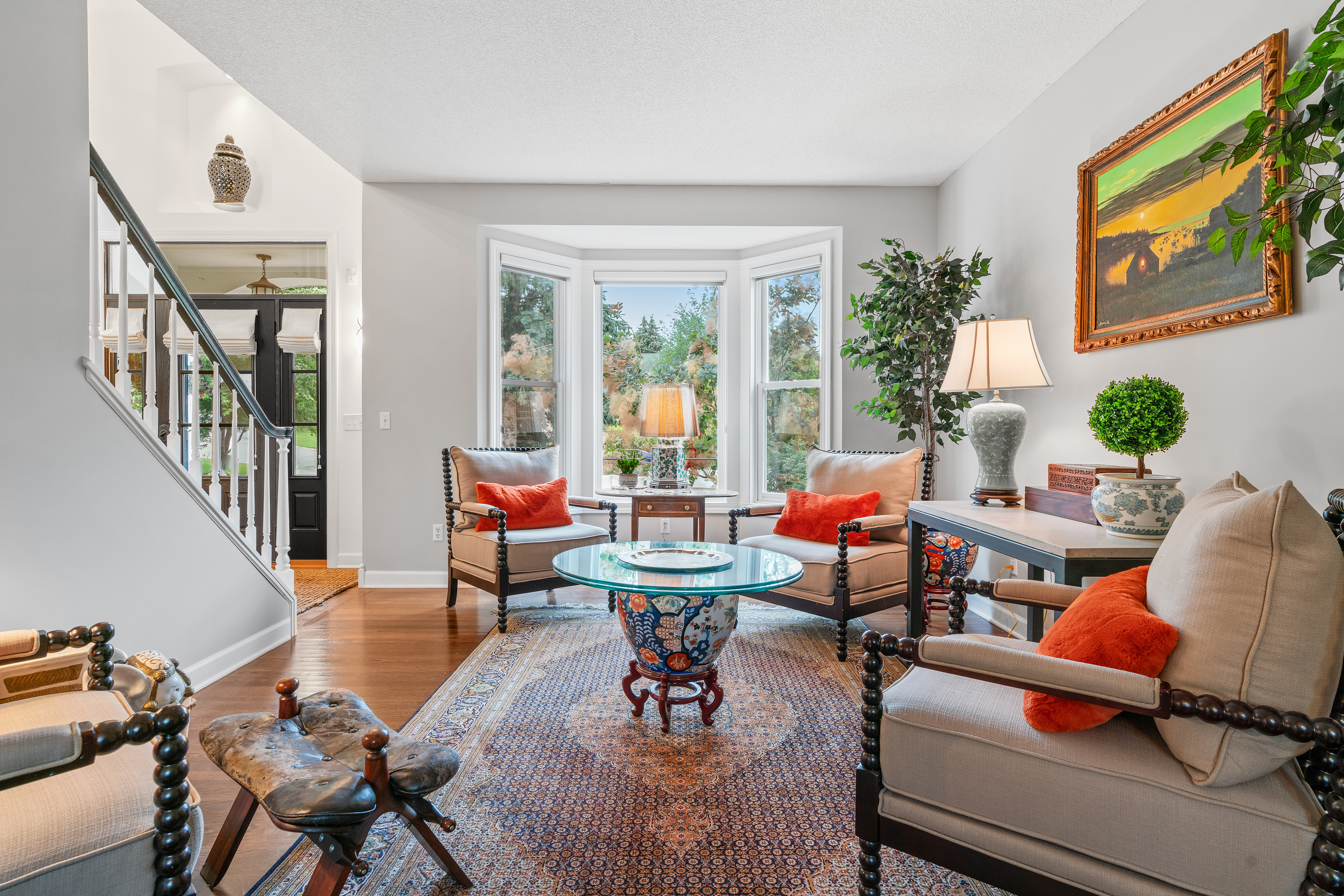 Living room in Eden Prairie, Minnesota