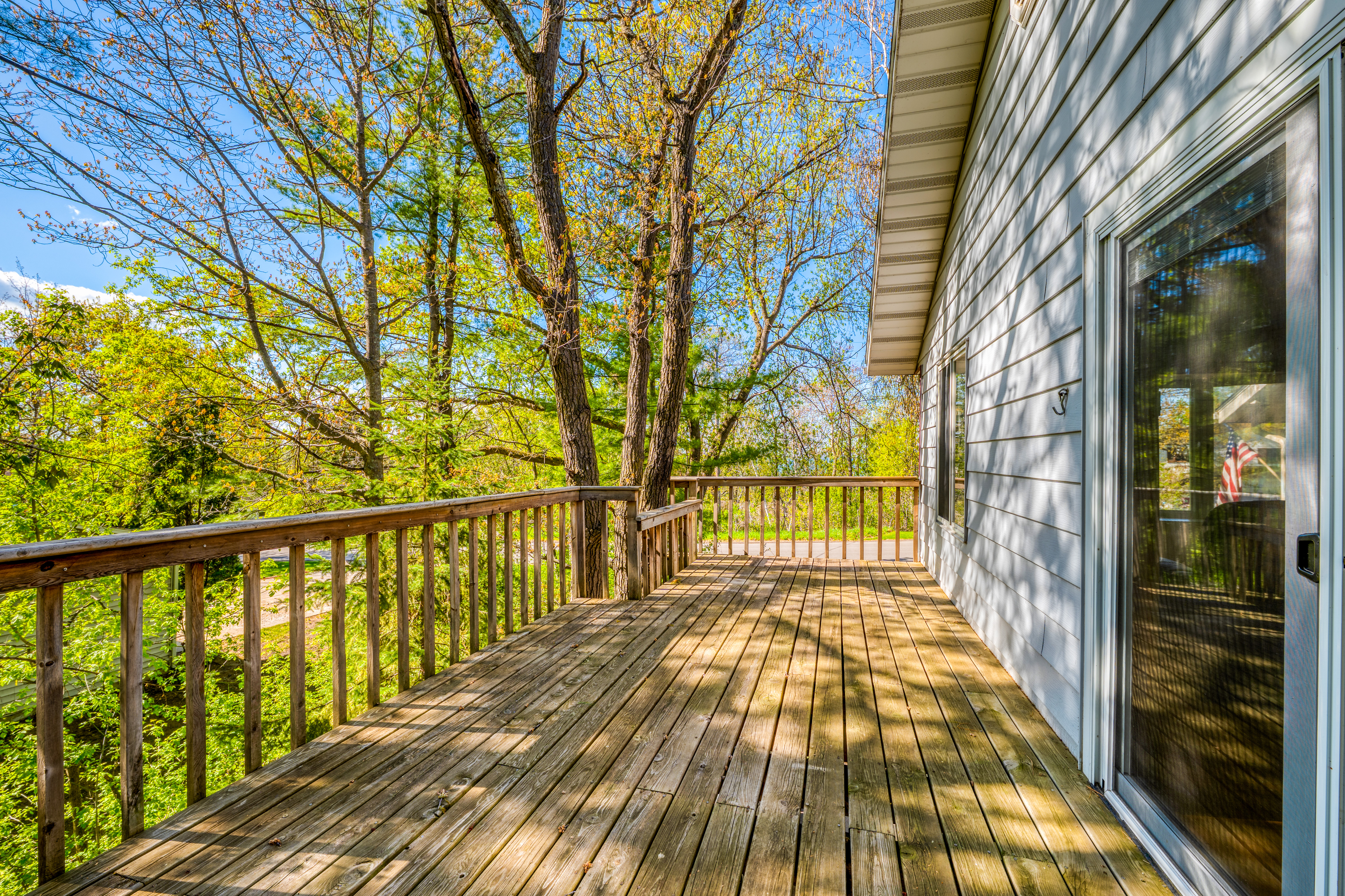 Backyard deck