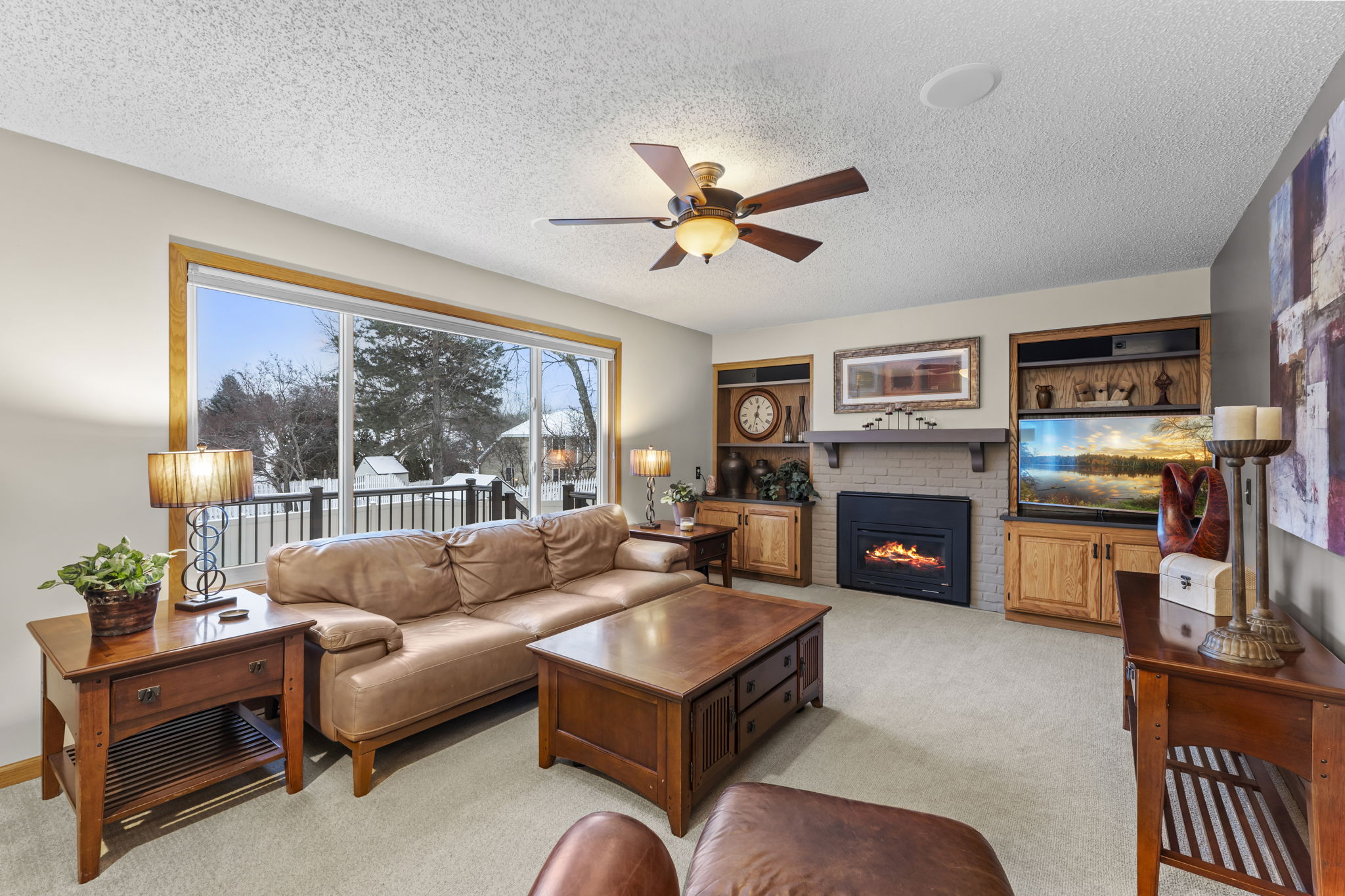 Living room in Plymouth, Minnesota