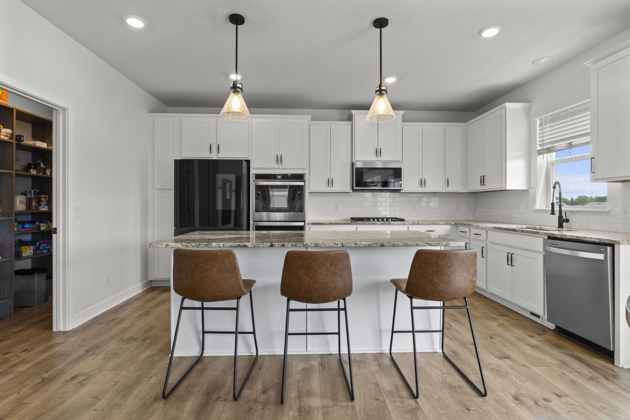 Kitchen in Minnesota home.