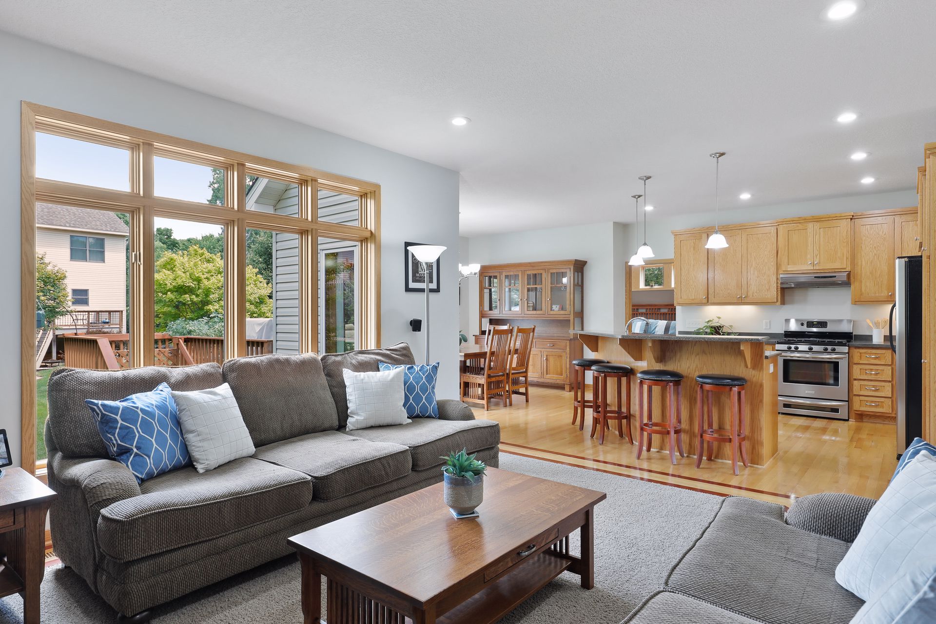 Living room in Fridley, Minnesota