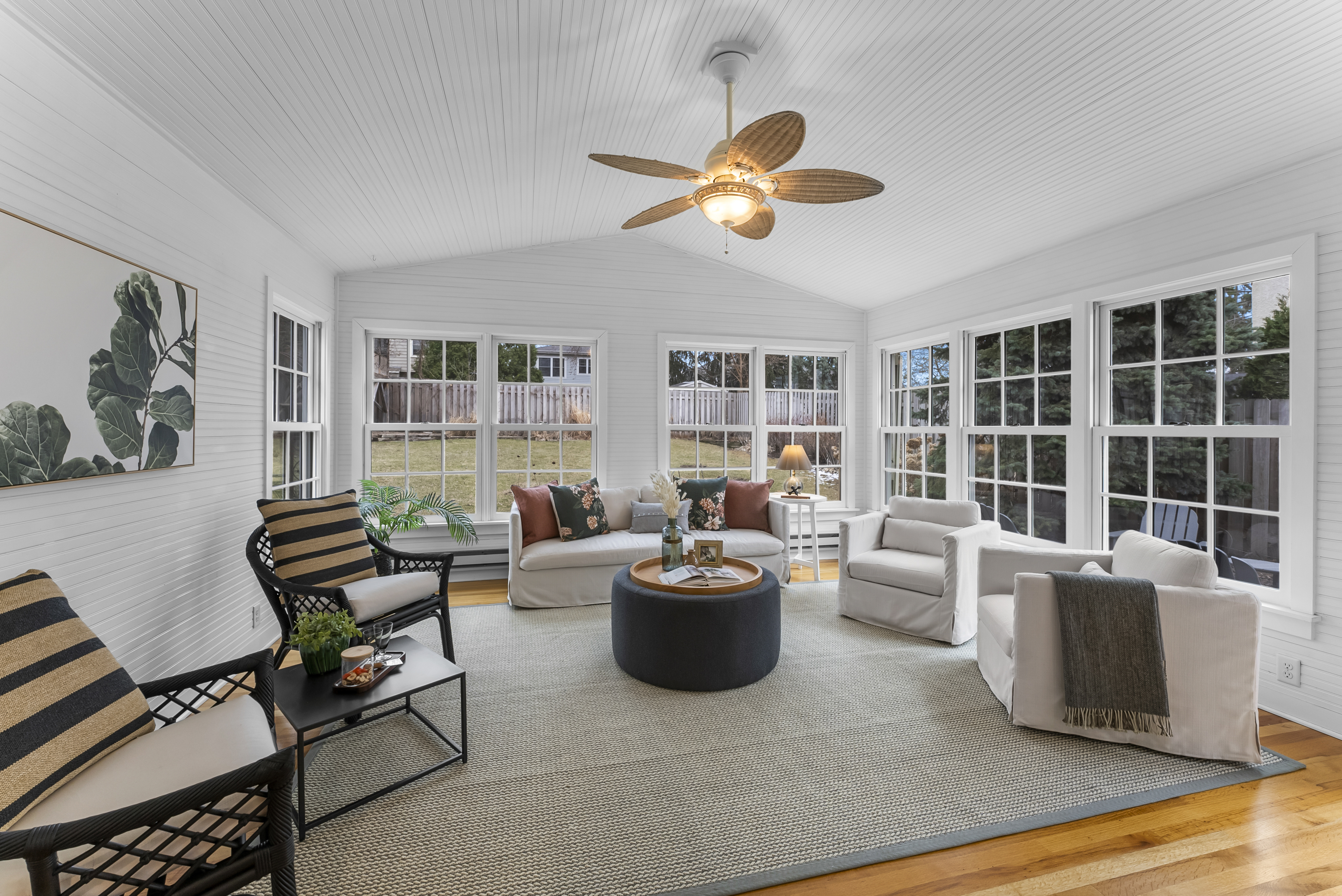 Sunroom in Linden Hills home, Minneapolis MN