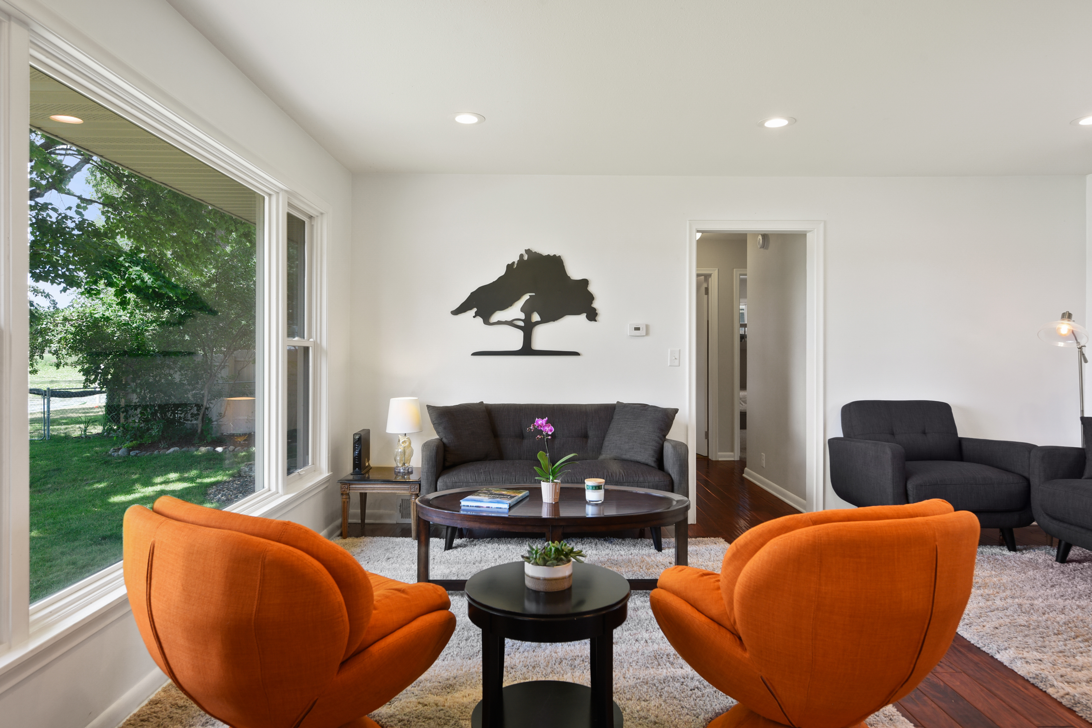Living room in Twin Lake, Minnesota