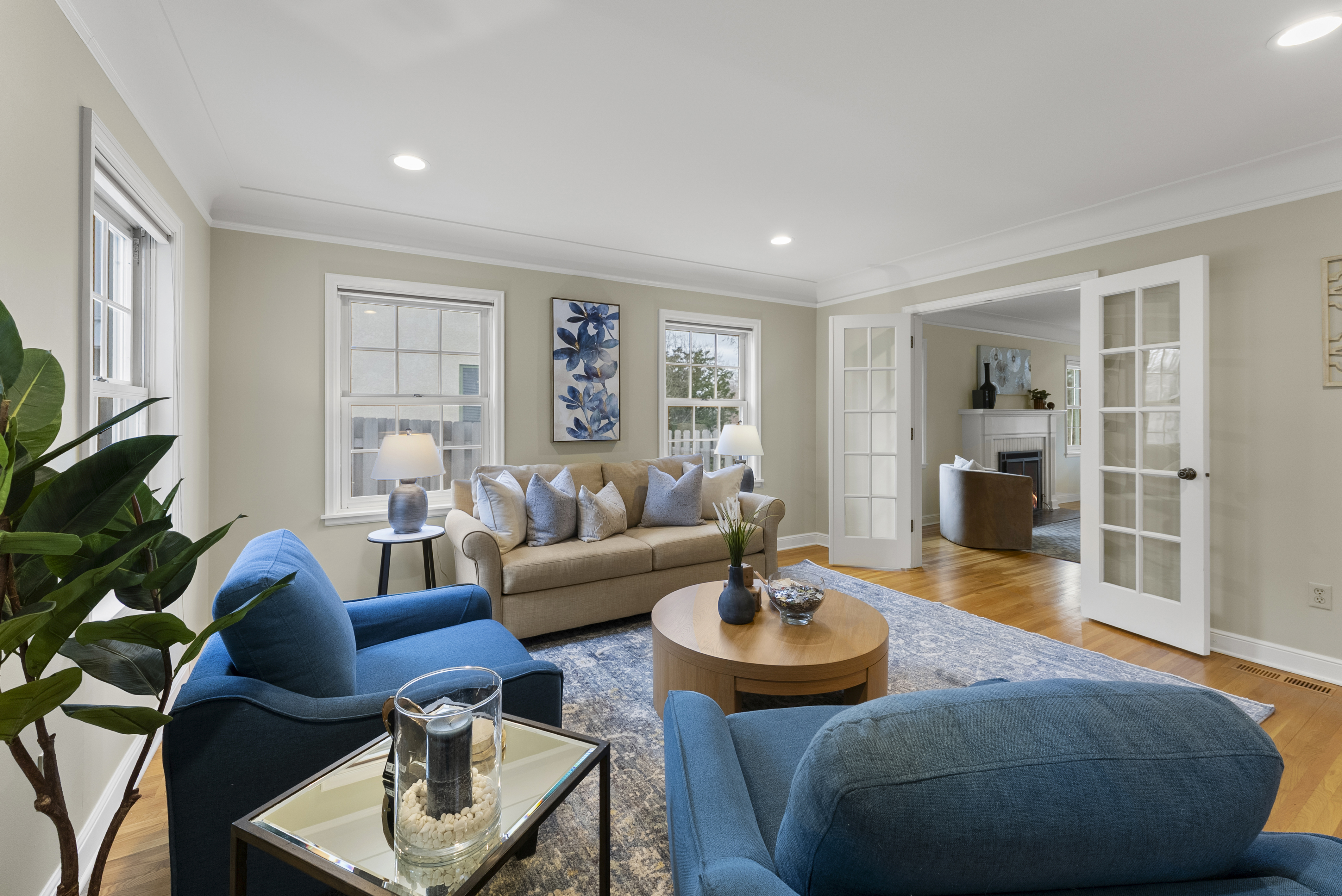 Living room in Minneapolis, Minnesota